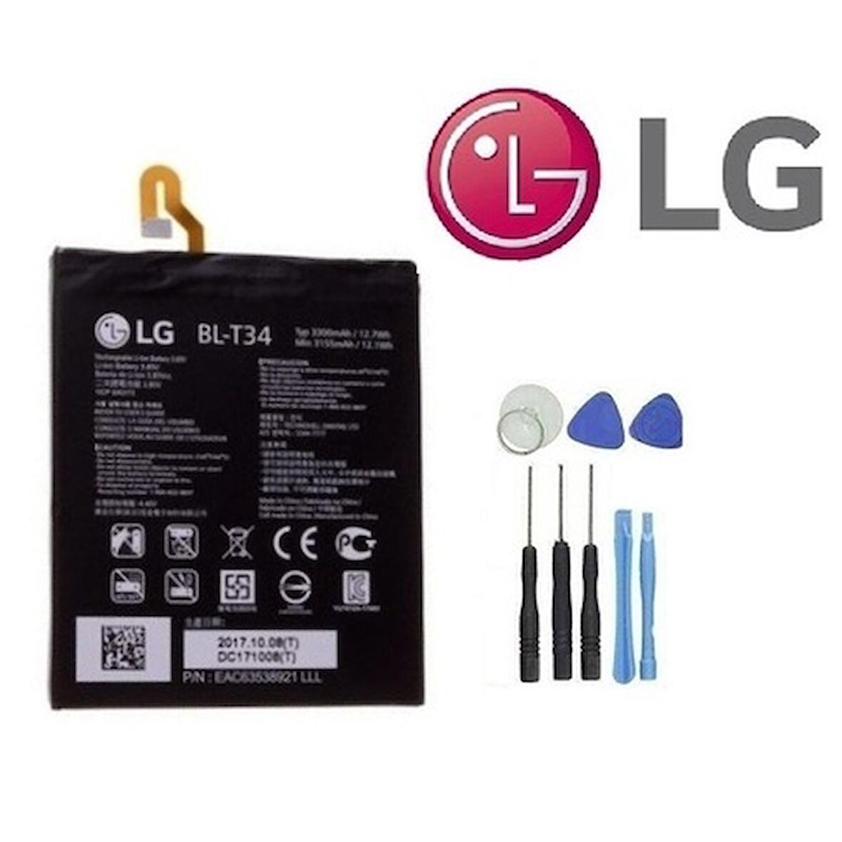 Lg V30 Pil Batarya H930 BL-T34 Batarya Pil ve Tamir Seti