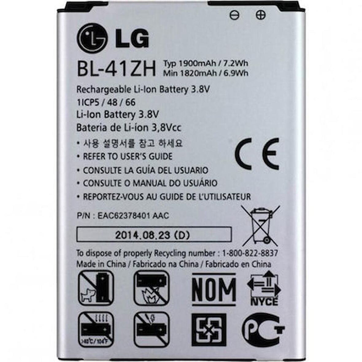Lg L Fino / Lg Leon Batarya Pil  D290 BL-41ZH