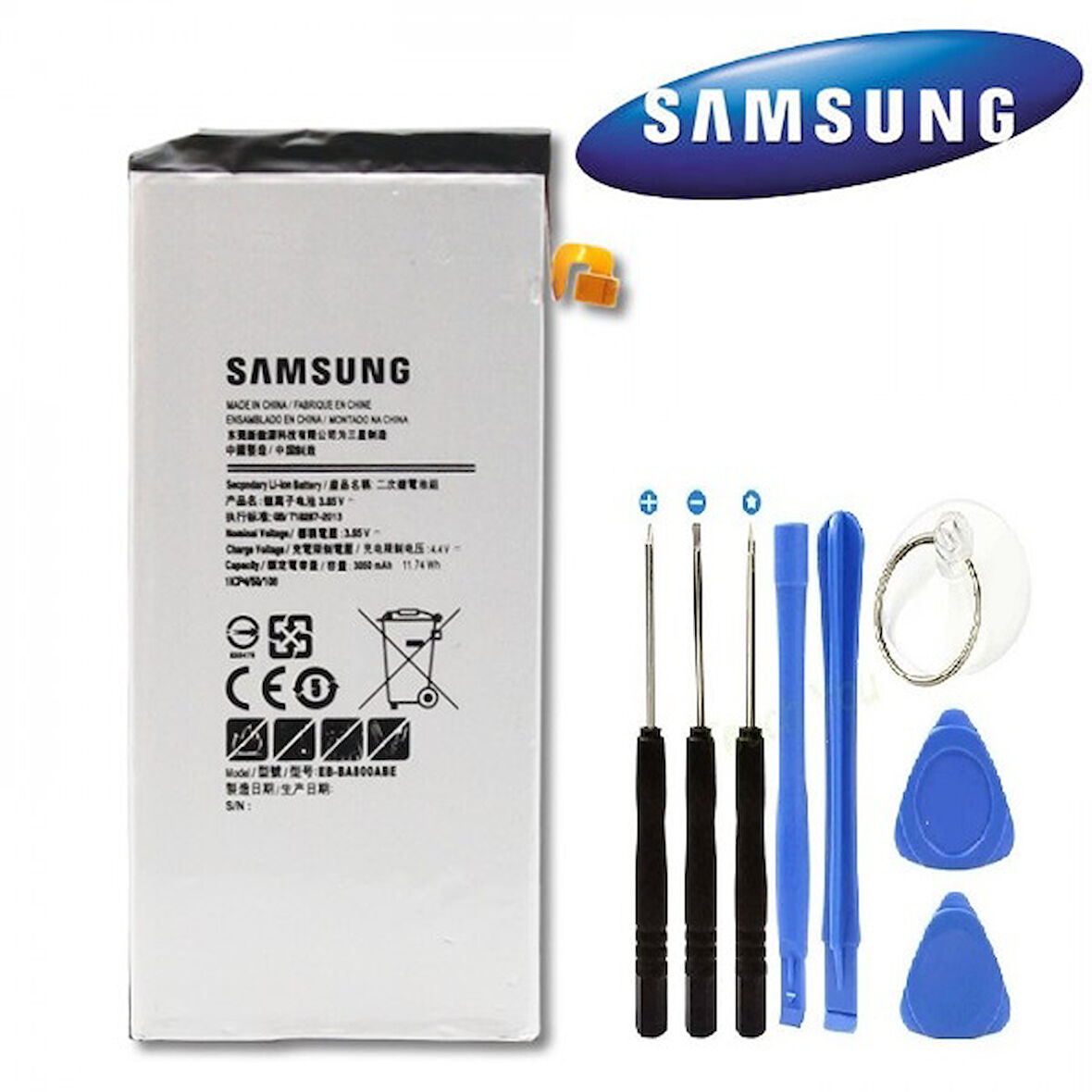 Samsung A8 A800 EB-BA800ABE Batarya Pil ve Tamir Seti