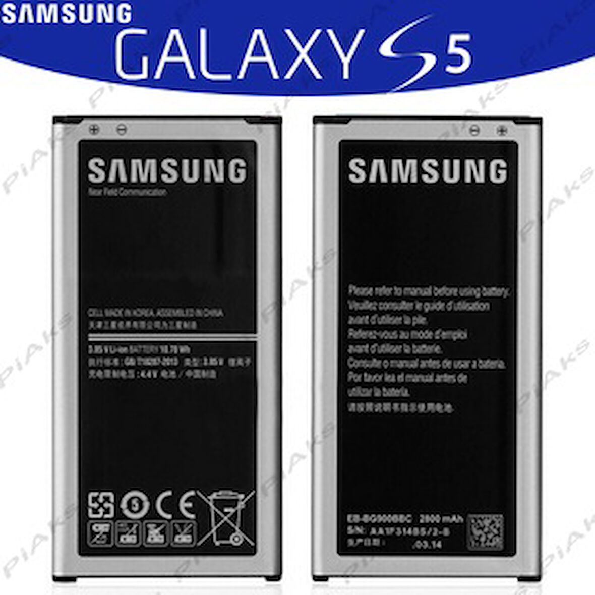 SAMSUNG G900 S5 PİL BATARYA EB-BG900BBE