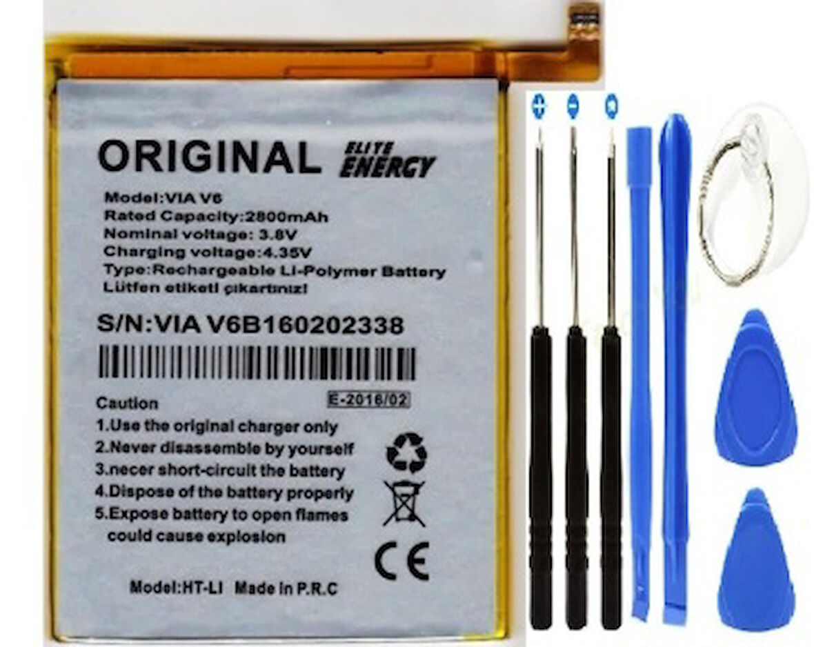 CASPER VİA V6 PİL BATARYA VE TAMİR SETİ