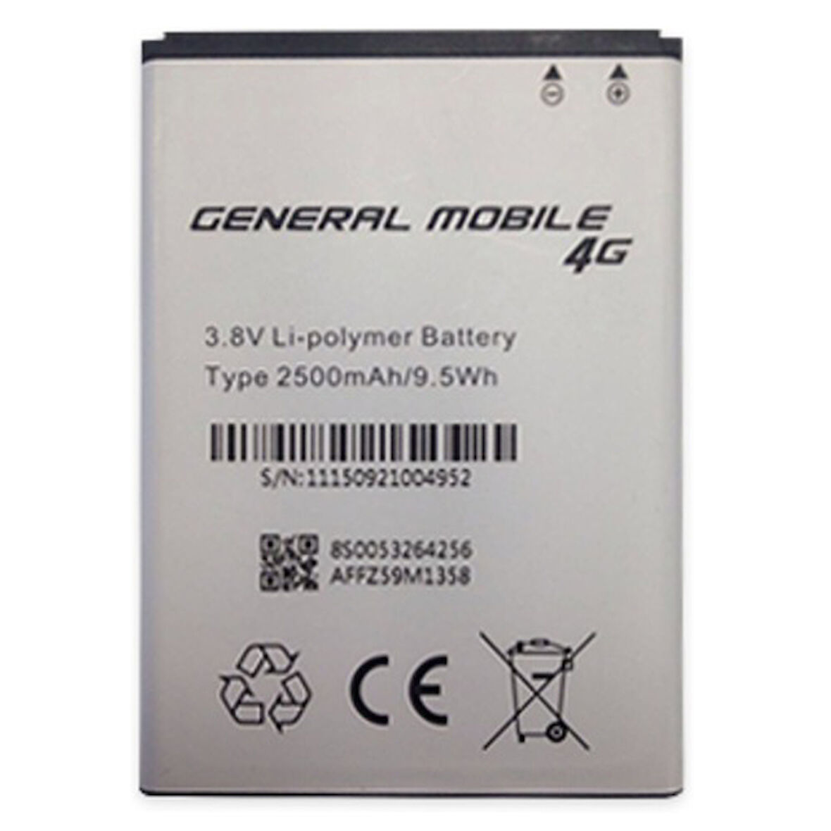 GENERAL MOBİLE DİSCOVERY 4G PİL BATARYA