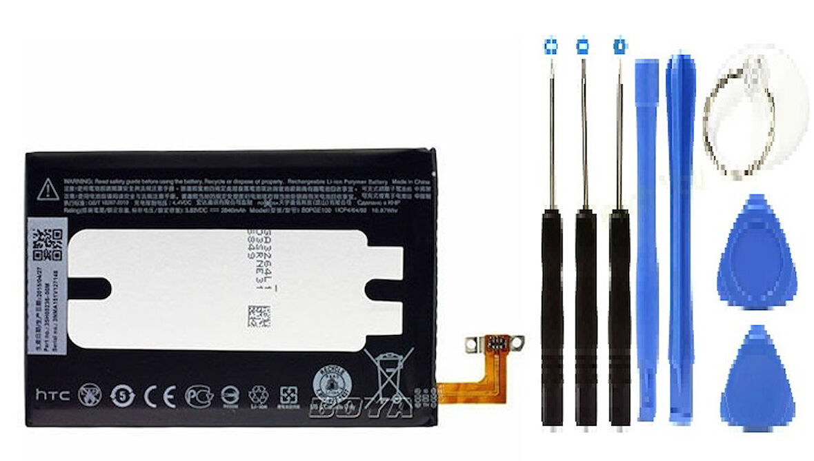 HTC ONE M9 / M9 + PLUS PİL BATARYA B0PGE100 VE TAMİR SETİ