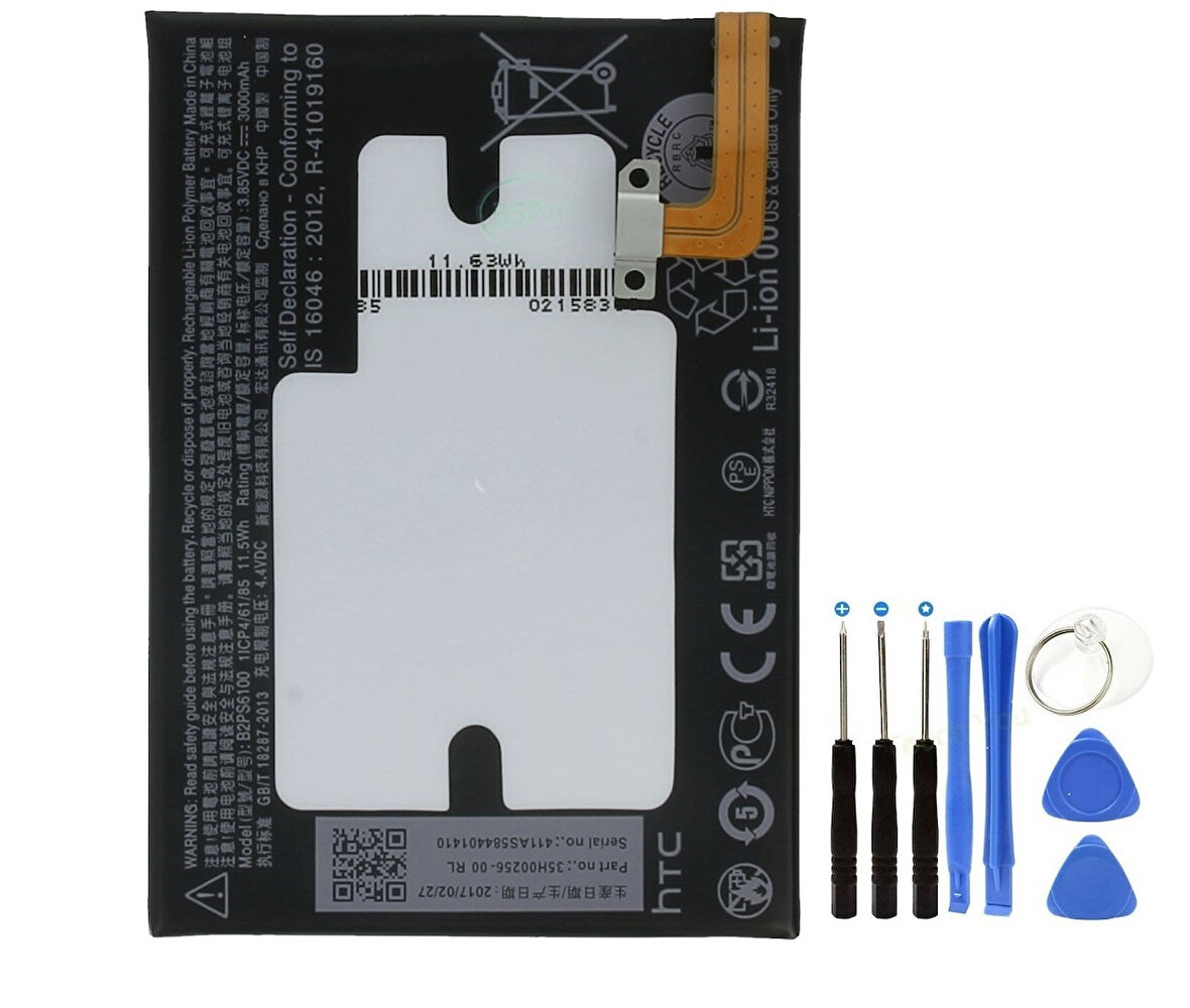 HTC ONE M10 PİL BATARYA B2PS6100 VE TAMİR SETİ