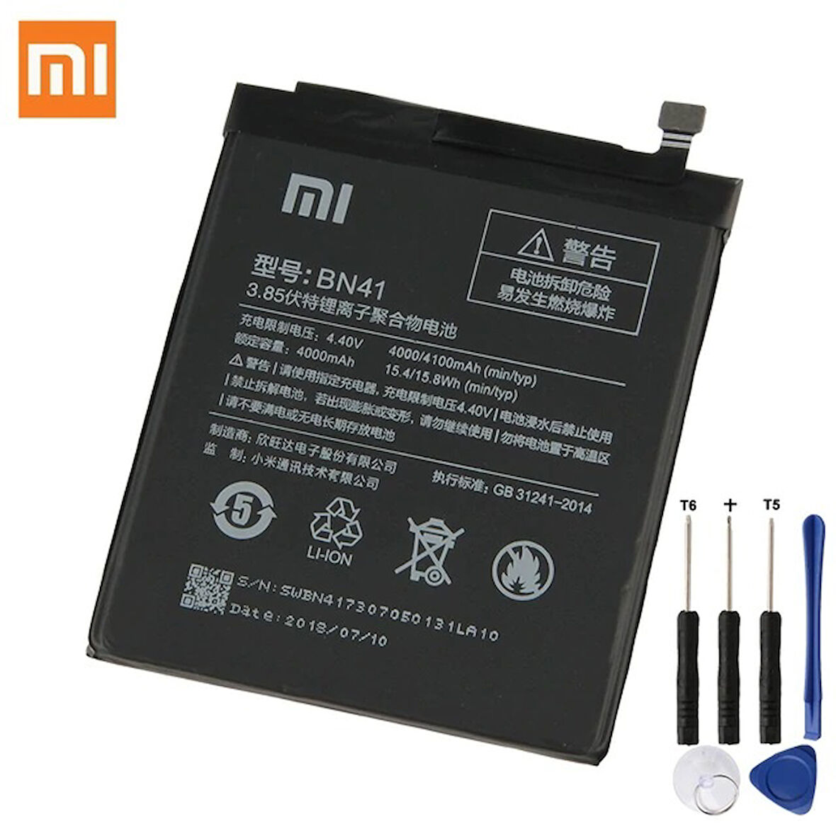 XİAOMİ REDMİ NOTE 4 PİL BATARYA BN41 VE TAMİR SETİ