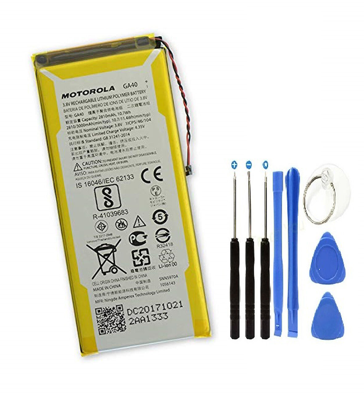 Motorola G4 XT1625-XT1622 Pil Batarya GA40 Tamir Seti(KUTU ÇIKMASI)