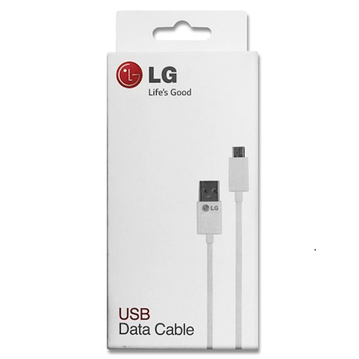 LG V10 - G2 - G3 - G4 Micro Usb Hızlı Şarj Data Kablosu Beyaz