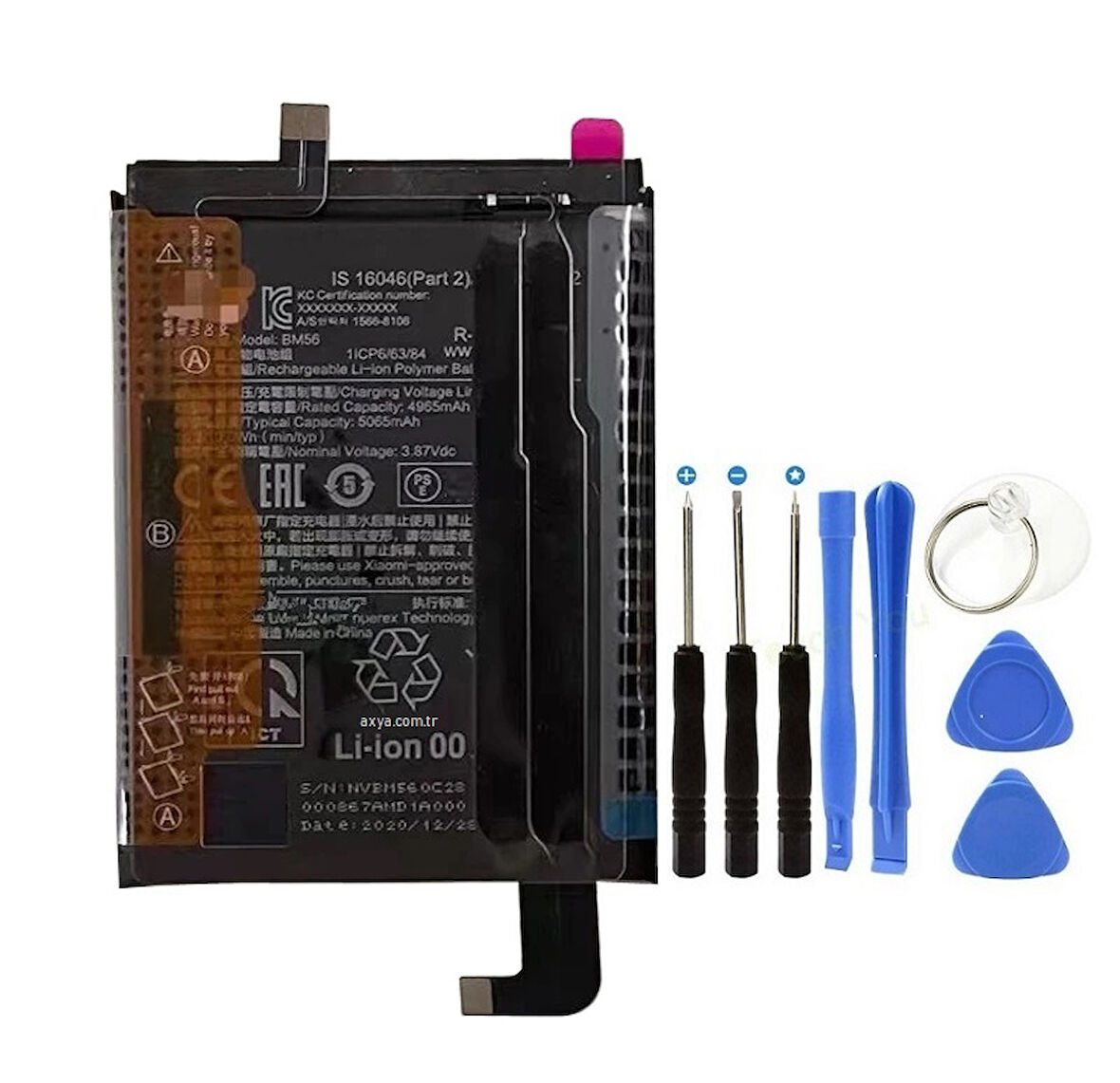 Xiaomi Redmi K40 Gaming 5G Pil Batarya BM56 ve Tamir Set