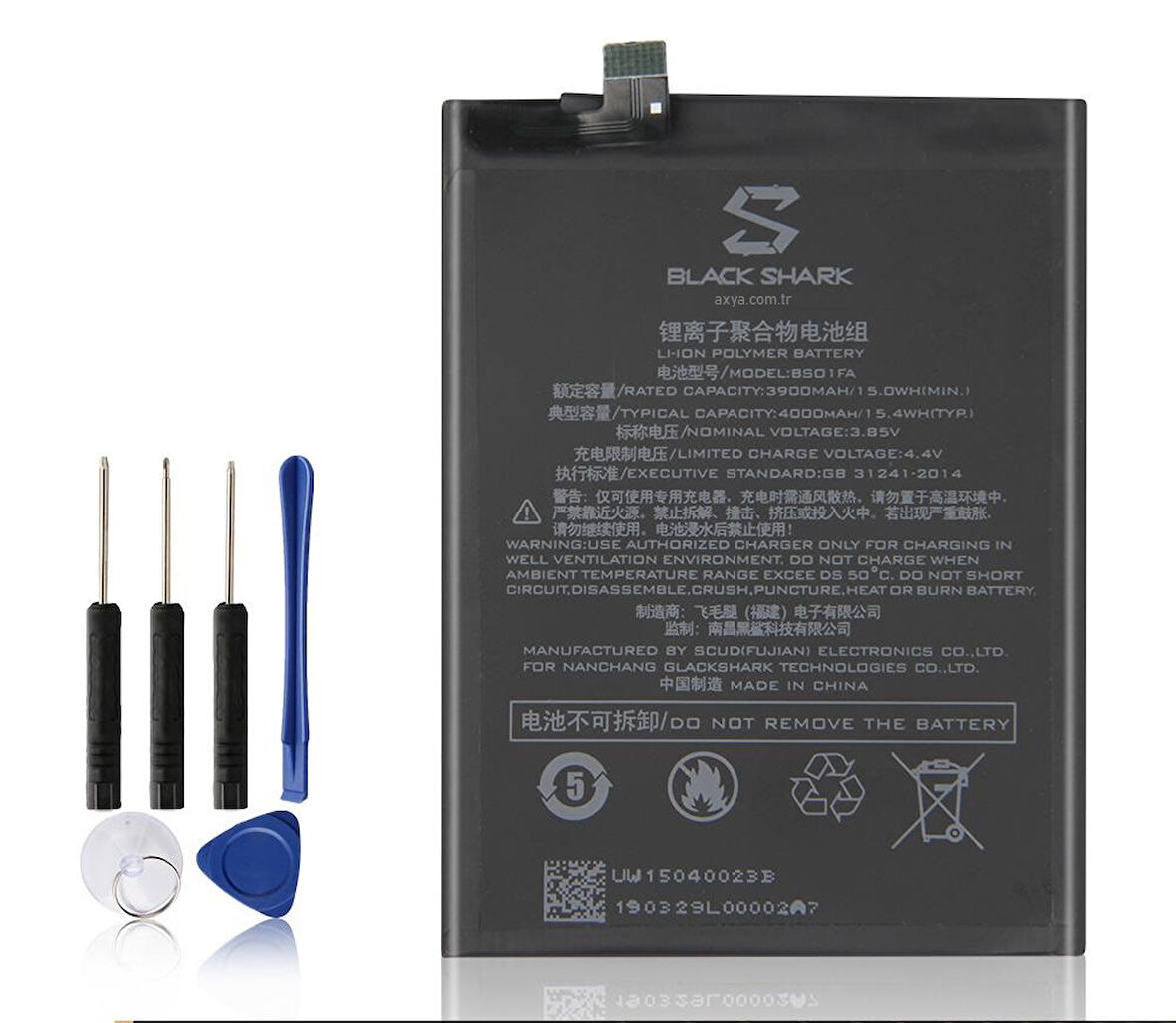 Xiaomi Black Shark1 Pil Batarya BS01FA ve Tamir Set