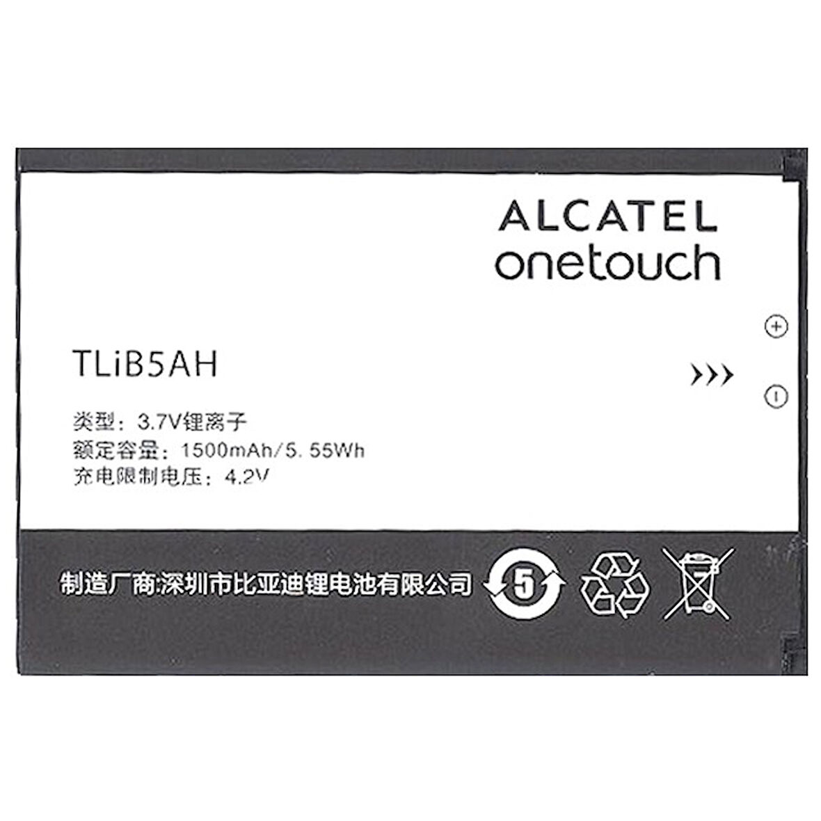 ALCATEL LINK PİL BATARYA Y580 Y800Z 606V cab23v0000c1 TLIB5AH