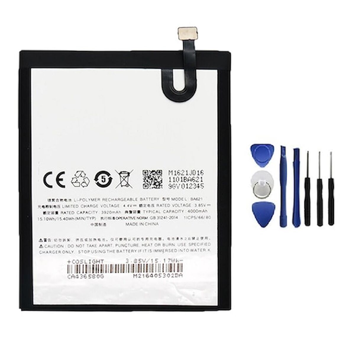 Meizu M5 Note Pil Batarya BA621 ve Tamir Seti