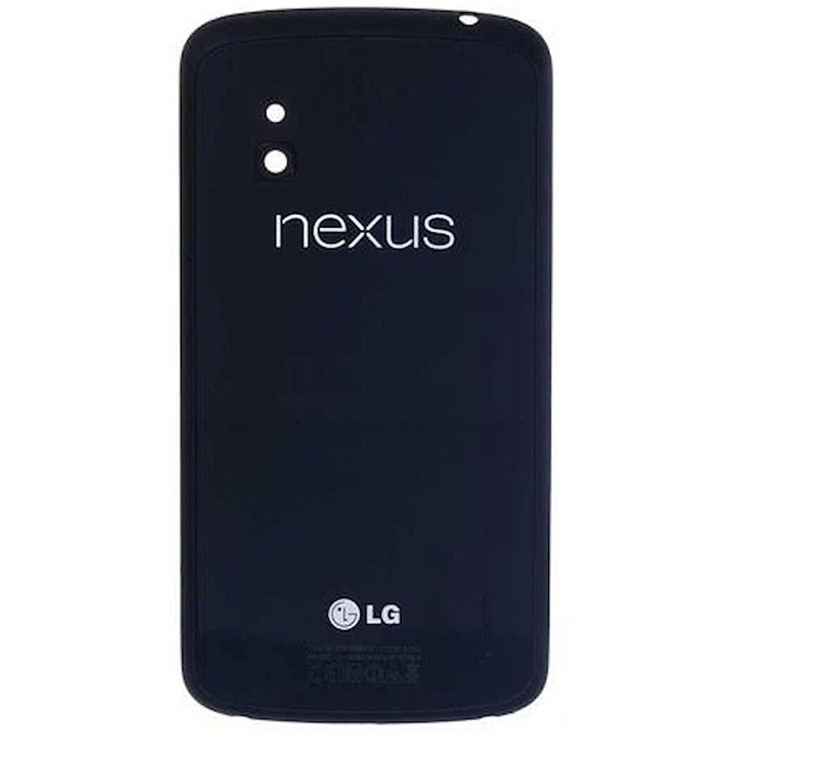 Lg Nexus 4 Arka Kapak Cam Pil Batarya Kapağı E960 Siyah