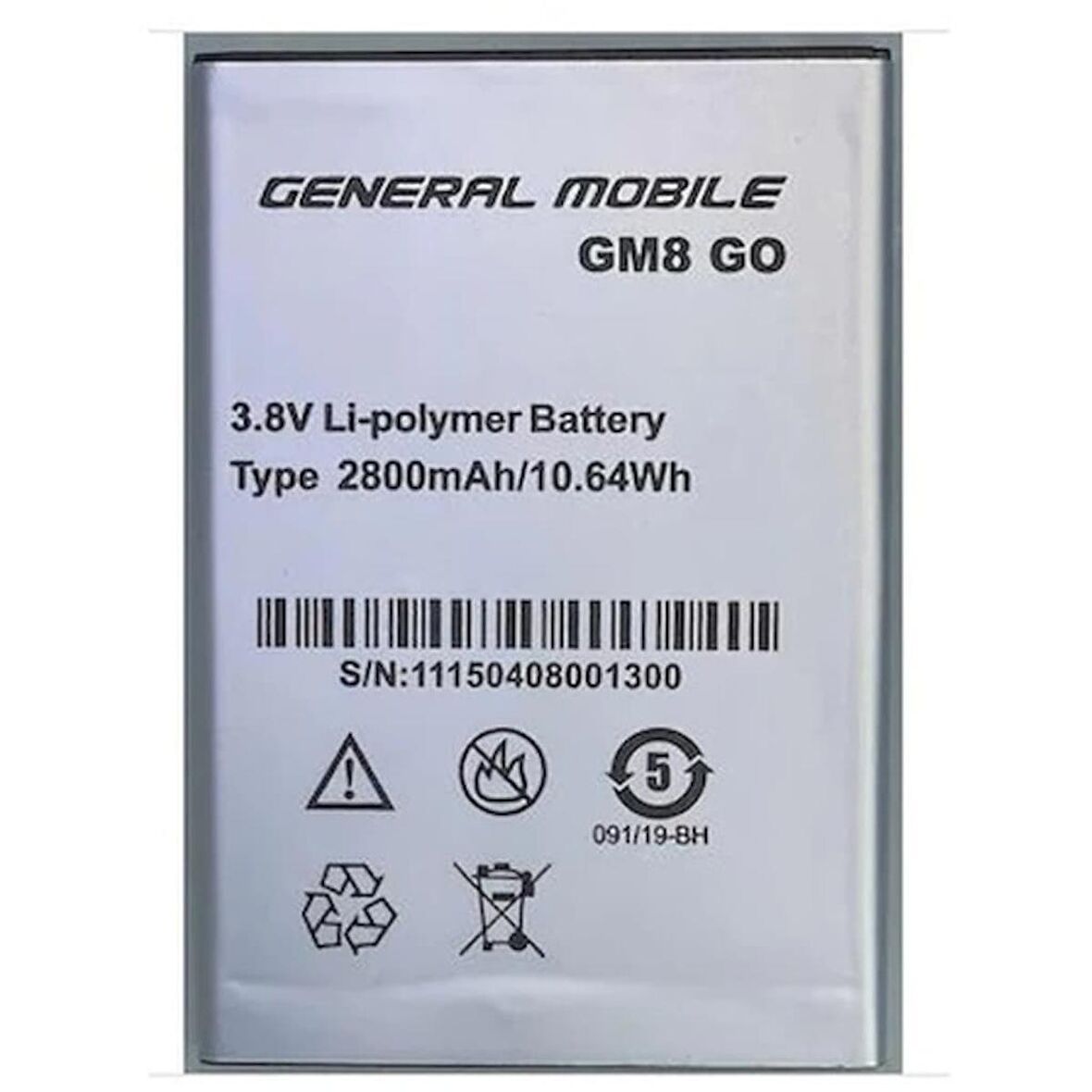 General Mobile Gm8 Go Pil Batarya