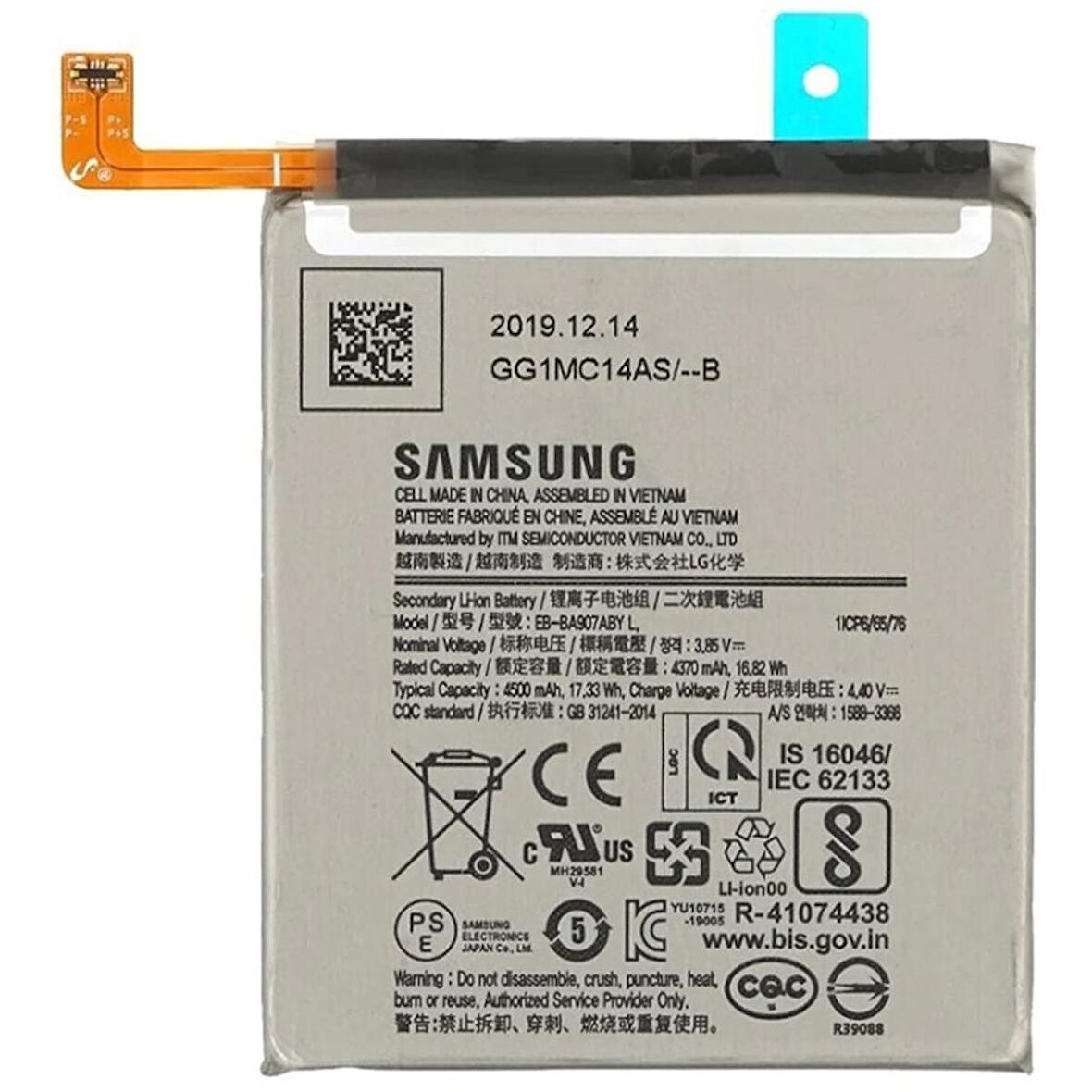 Samsung Uyumlu A90s Pil Batarya Eb-ba907aby