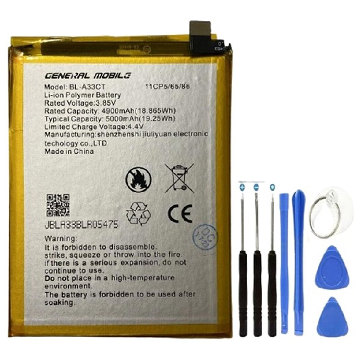 General Mobile Gm22 Pil Batarya Bl-a33ct+tamir Set 5000 Mah