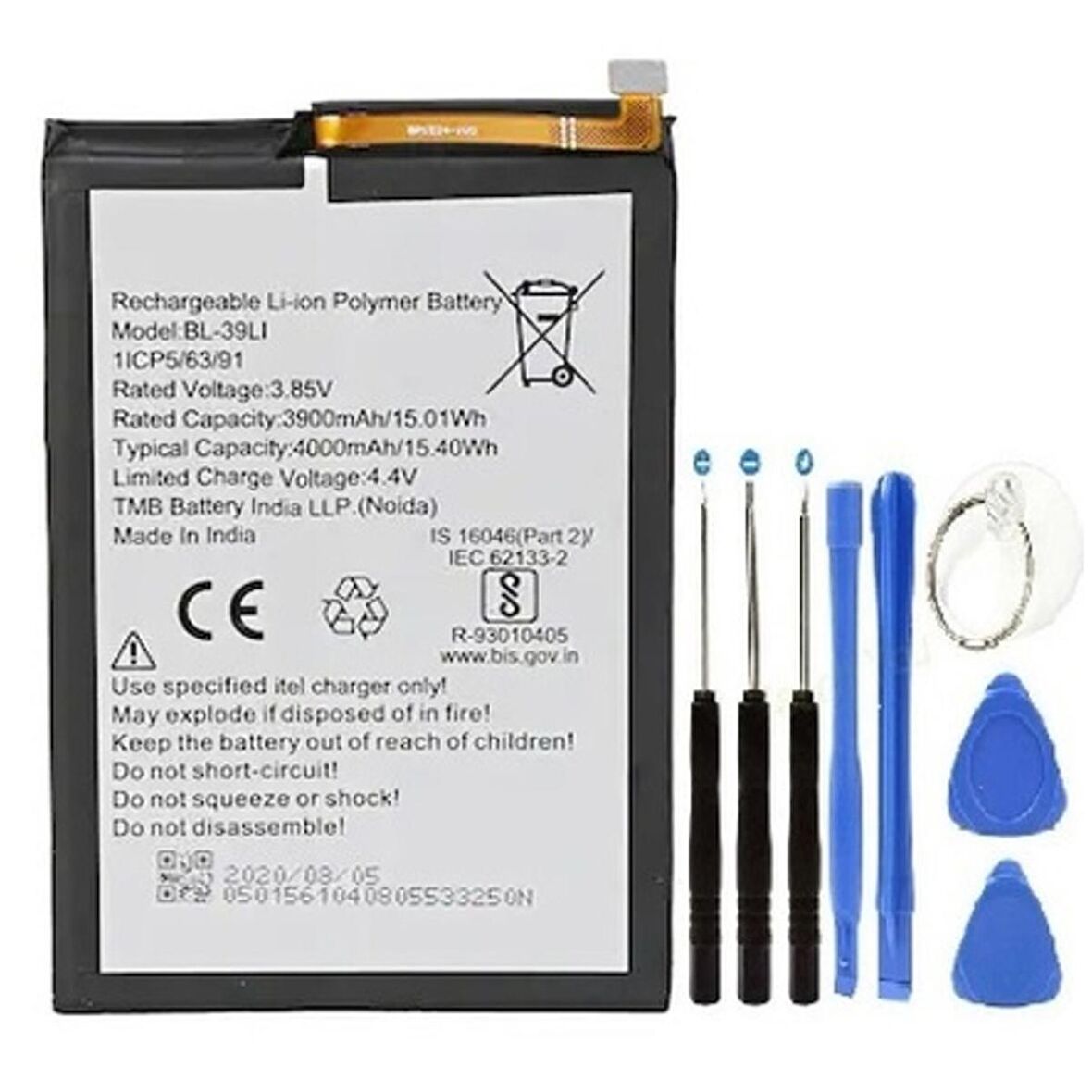 İnifix Vision A56 Pil Batarya Bl-39li+tamir Seti