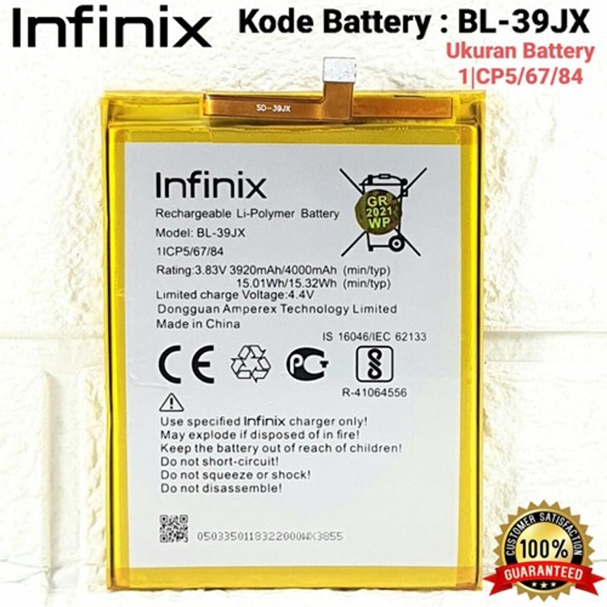 İnifix Hot S3x Pil Batarya Bl-39jx+tamir Set