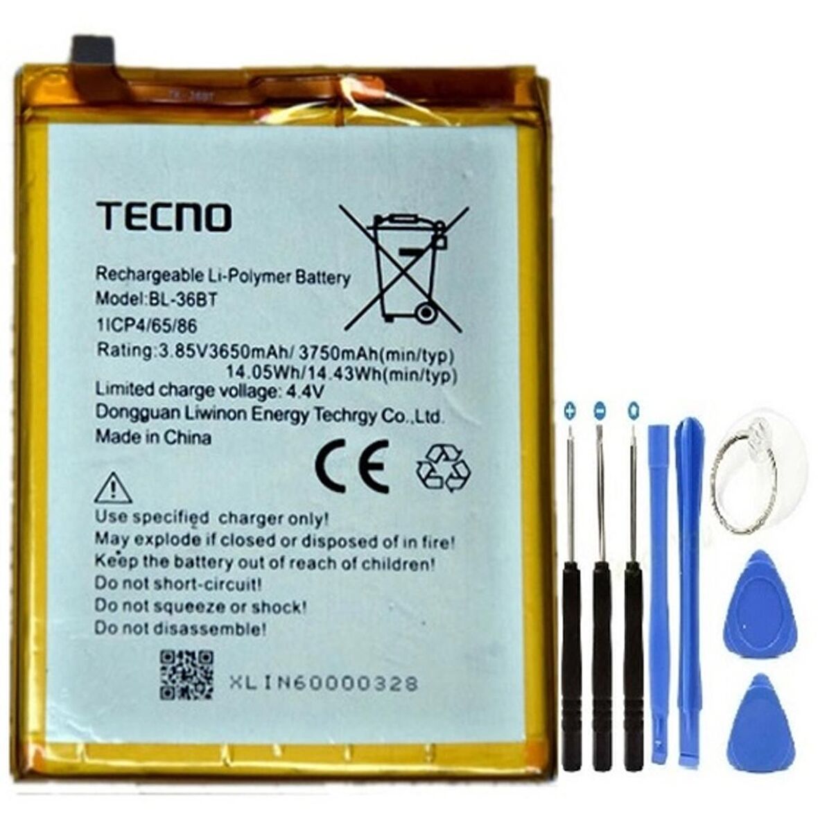 Tecno Camon İ2/i2x Pil Batarya Bl-36bt+tamir Seti