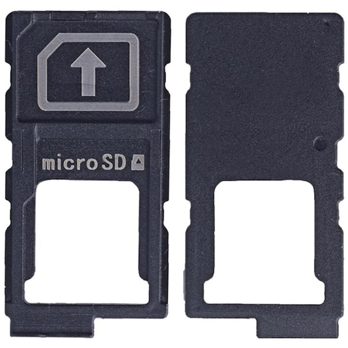Sony Xperia Z5 Compact/mini Sim Hafıza Kart Kapağı-sim Tepsisi - Siyah