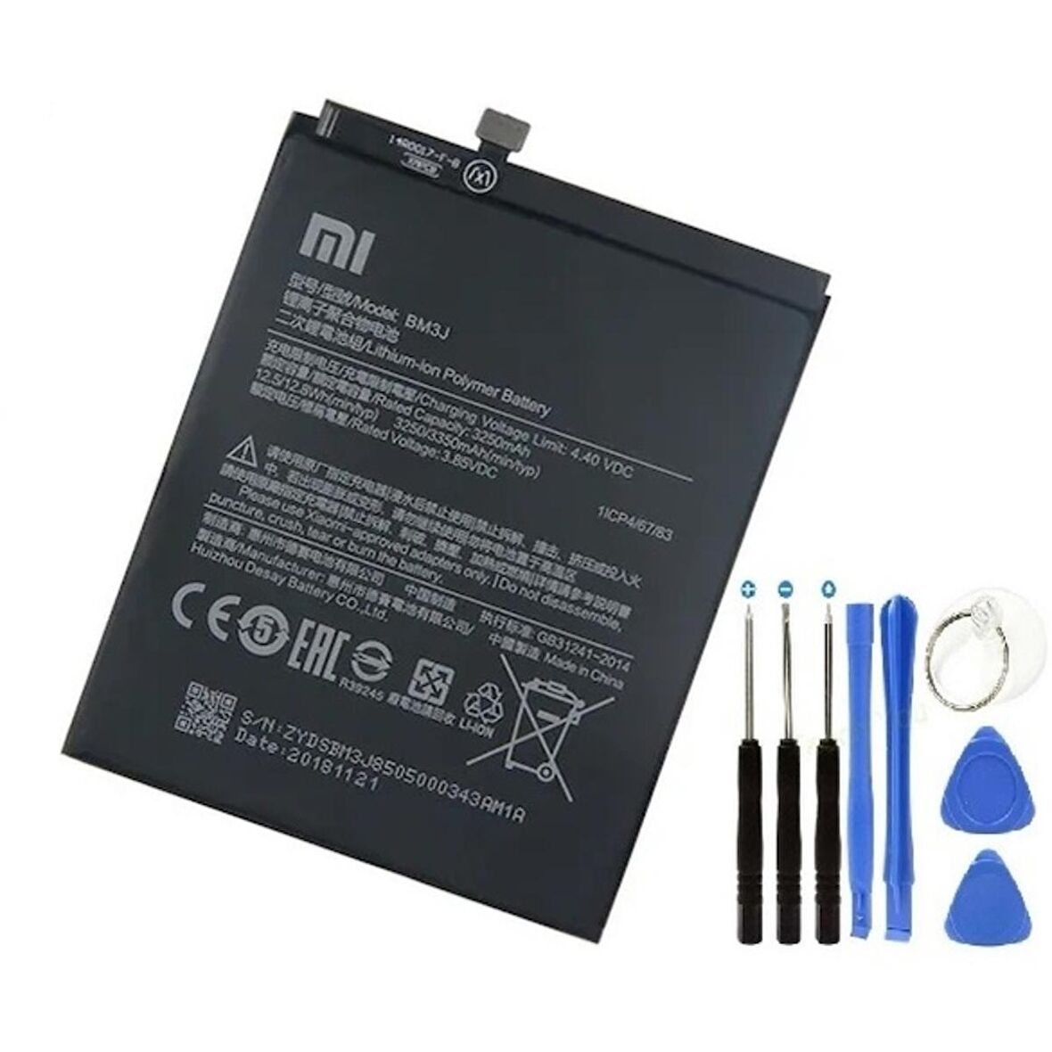 Xiaomi Mi 8 Lite Pil Batarya + Tamir Seti Bm3j