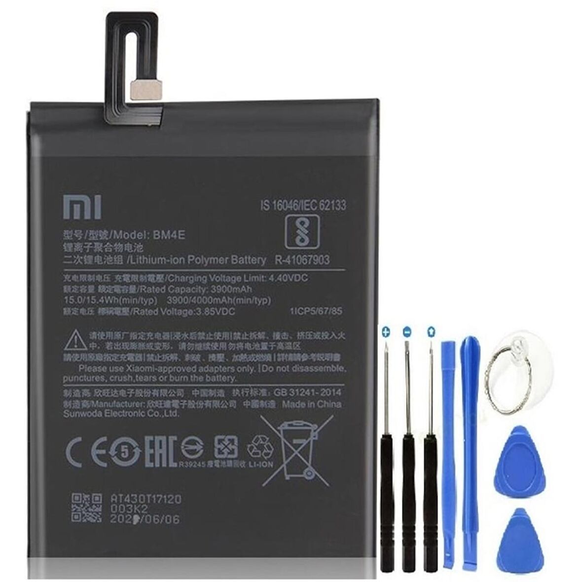 Xiaomi Pocophone F1 Pil Batarya + Tamir Seti Bm4e