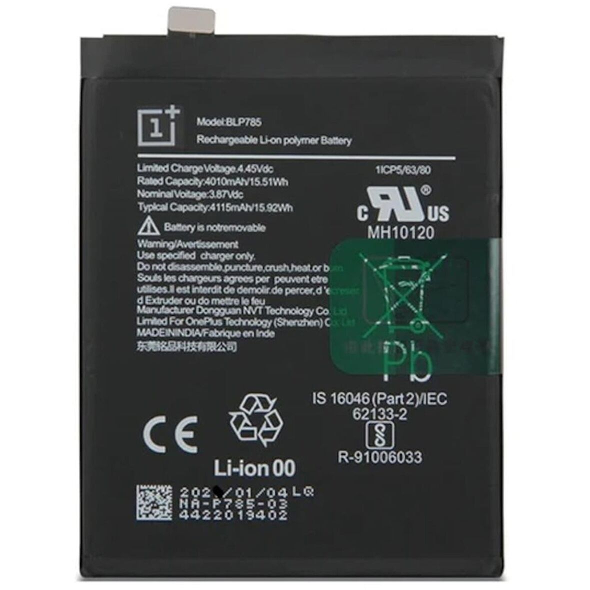 Oneplus Z Pil Batarya Blp785