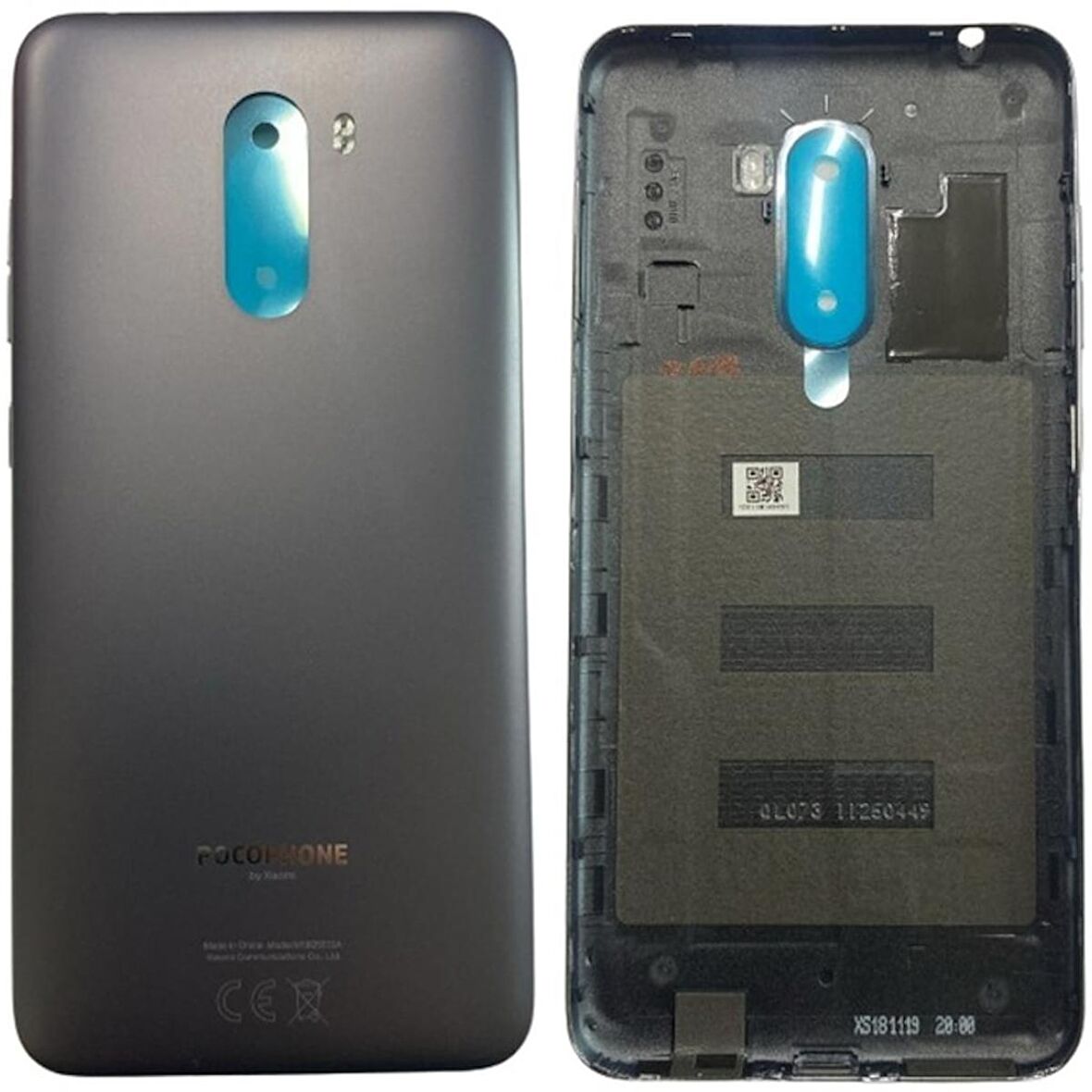 Xiaomi Pocophone F1 Arka Kapak Servis - Siyah