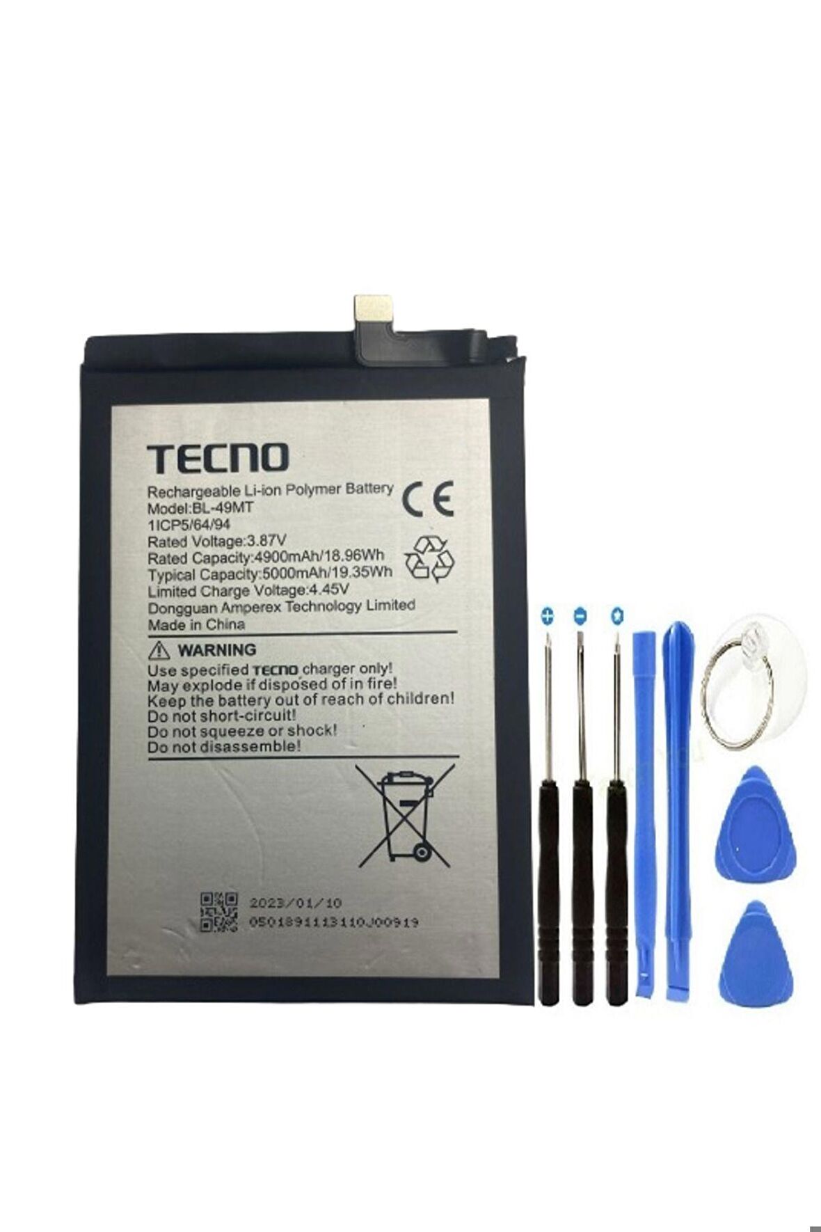 Tecno Camon 15 CD6 Pil Batarya + Tamir Seti