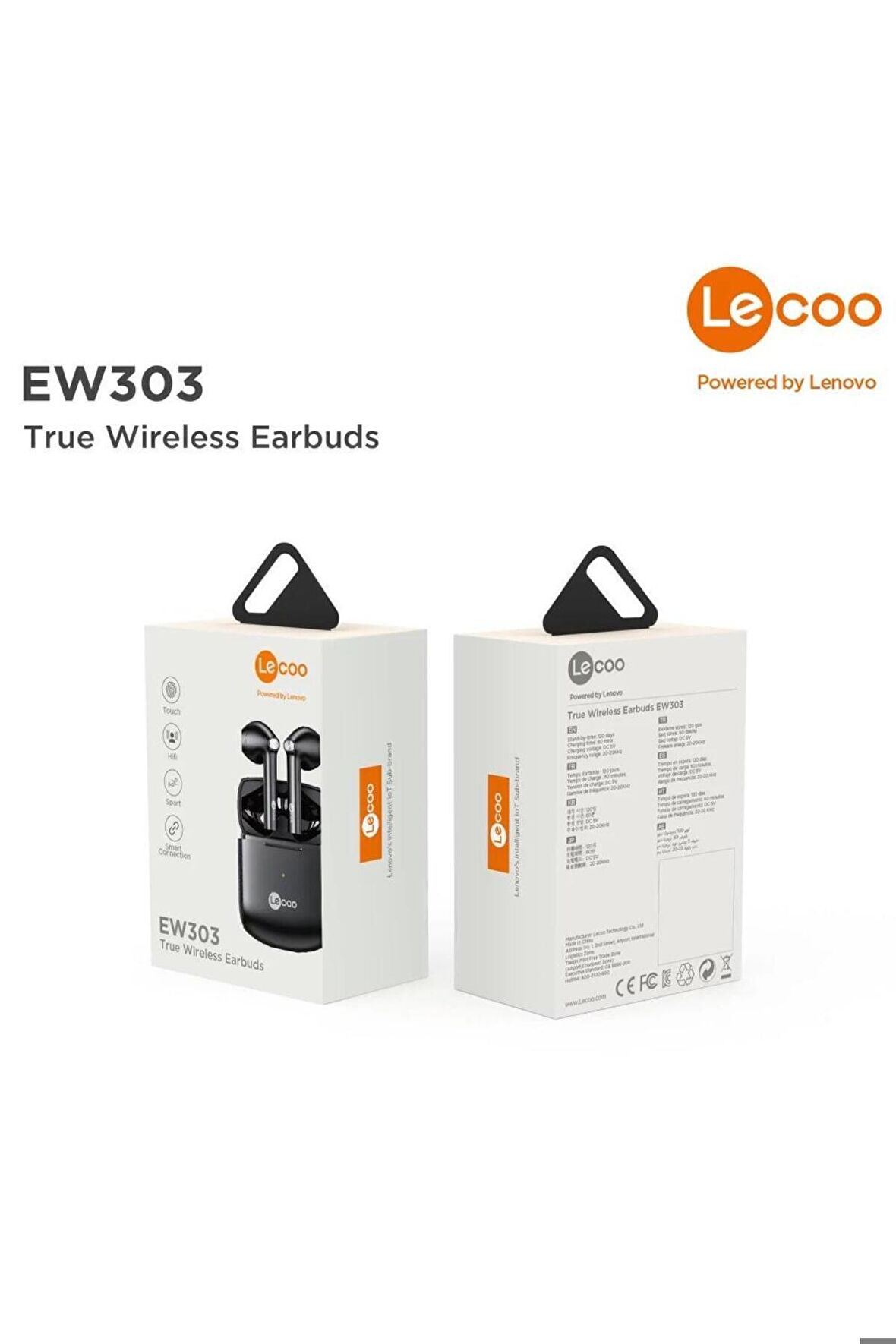 Lenovo Ew303 Bluetooth 5.0 Kablosuz Tws Mikrofonlu Kulak Içi Kulaklık Beyaz