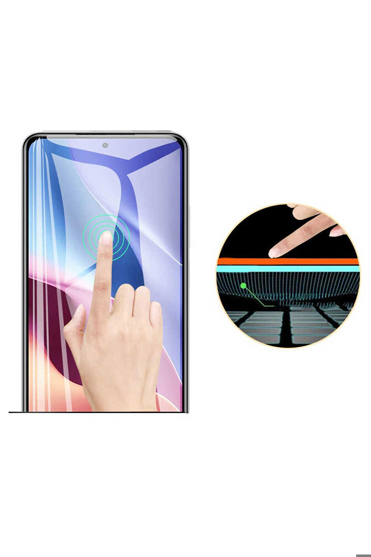 infinix zero 8i Uyumlu Şeffaf Esnek Nano Ekran Koruyucu
