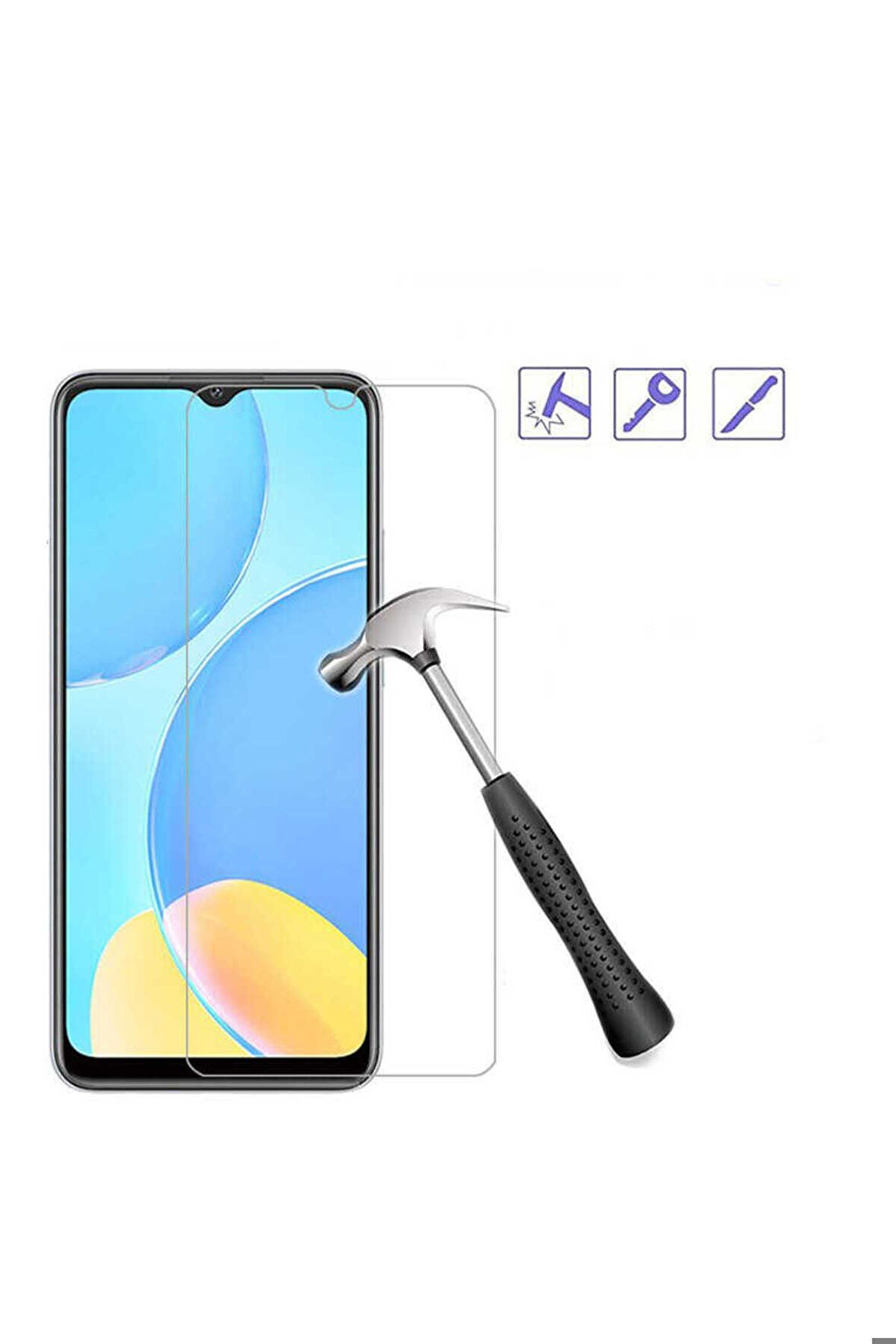 Oppo A5S Nano Micro Tam Kaplayan Temperli Ekran Koruyucu