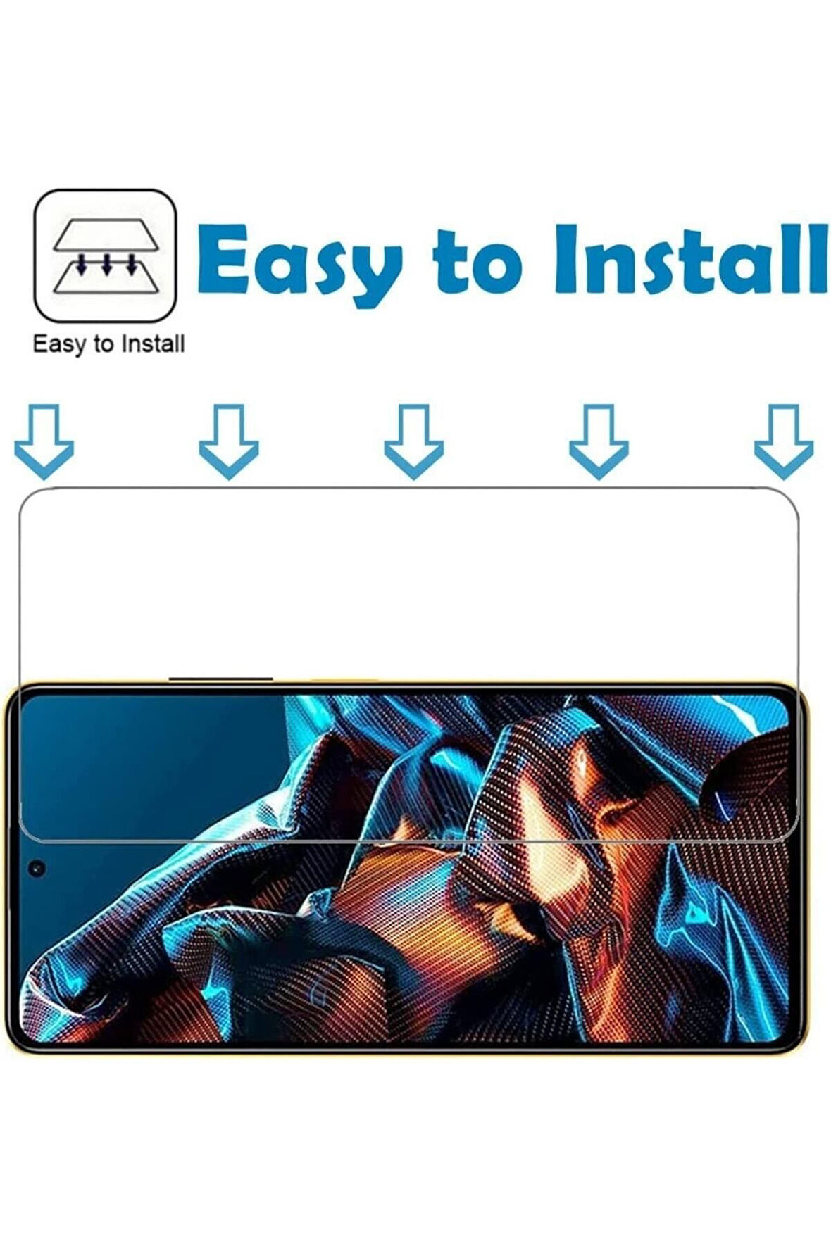 ioami Poco X5  Nano Ekran Koruyucu Kırılmaz Cam - Ince Ve Esnek