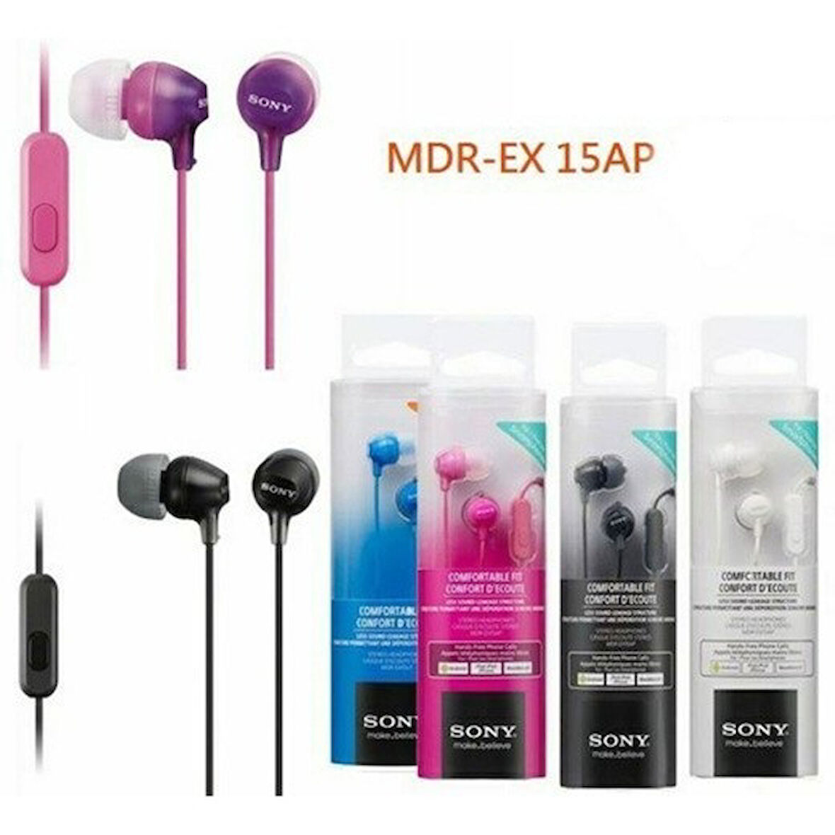 Sony MDR-EX15APB Kulakiçi Kablolu Kulaklık