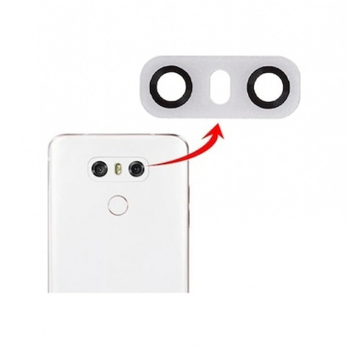 Axya LG Uyumlu G6 Kamera Lens