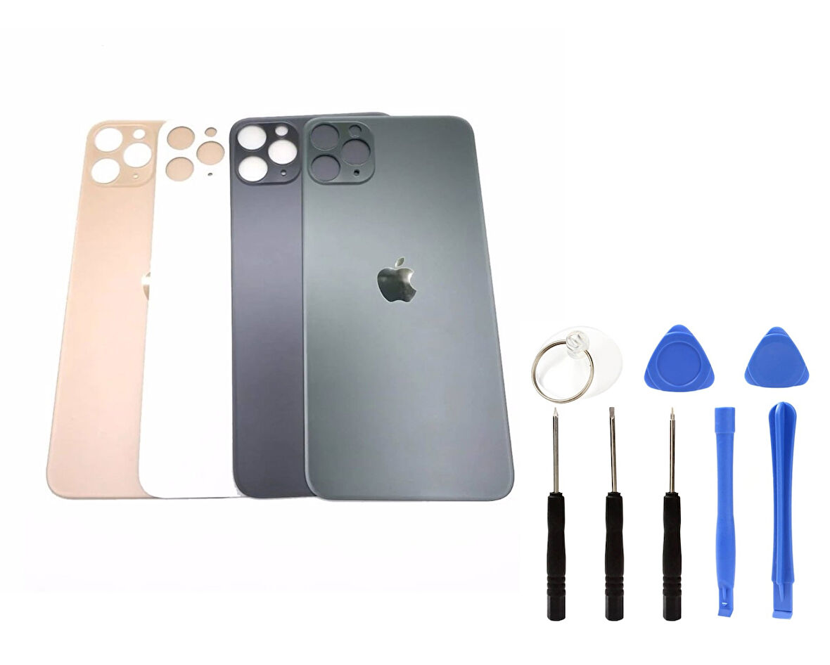 Apple İphone 13 Pro  Arka Kapak +B7000 Yapıştırıcı+Tamir Seti