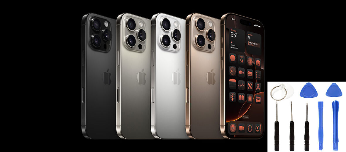 Apple İphone 16 Arka Kapak +B7000 Yapıştırıcı+Tamir Seti