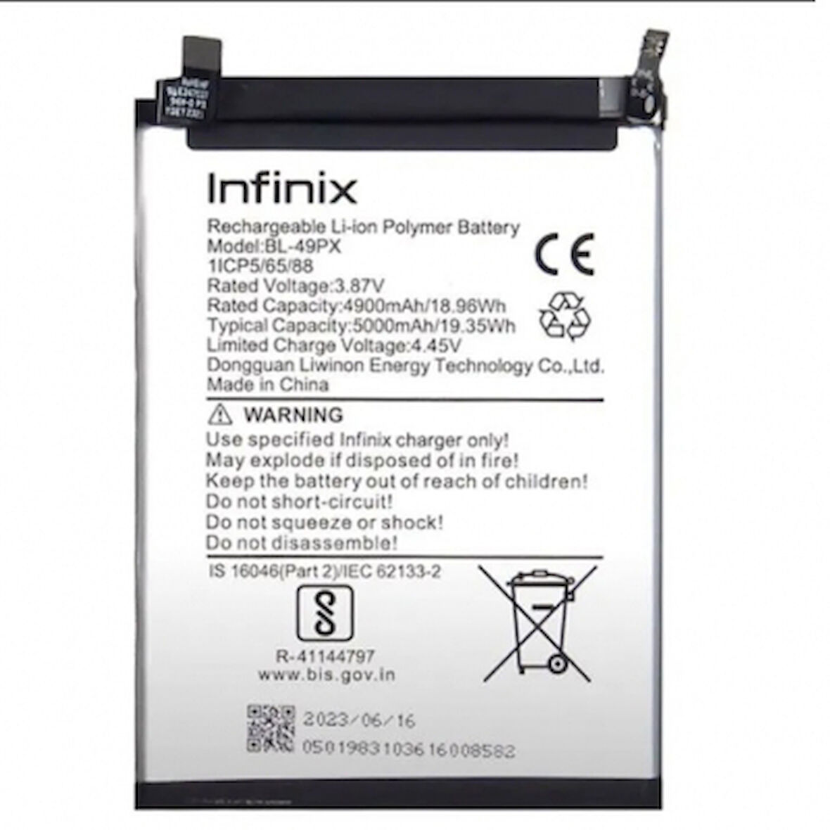 İnfinix GT 10 Pro 5g Pil Batarya 5000 mAh