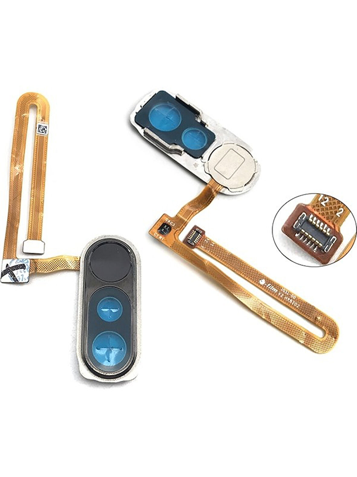 Xiaomi Mi Poco F1 Mi Pocophone F1 Parmak Izi Tarayıcı Dokunmatik Sensör Ana Düğme Flex Kablo + Kamera Çerçevesi