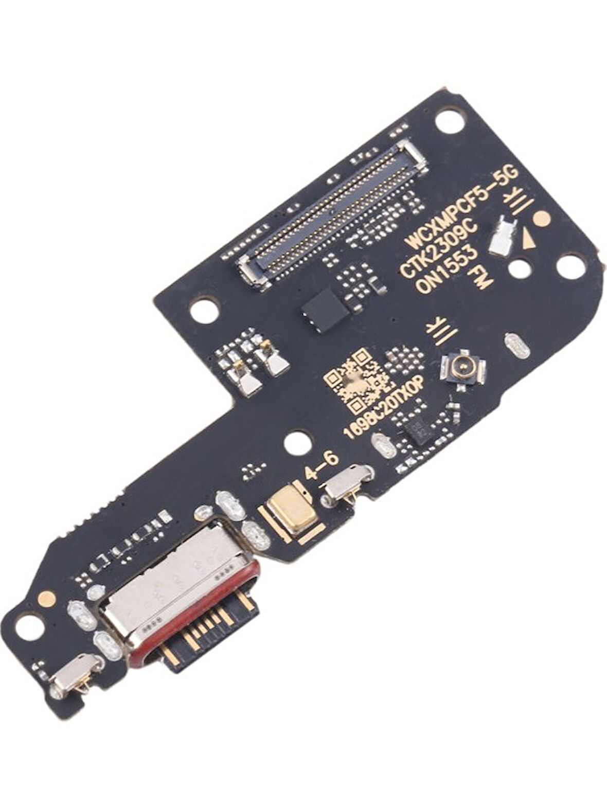Xiaomi Uyumlu Poco F5 Şarj Soketli Mikrofon Bordu 23049PCD8G, 23049PCD8I