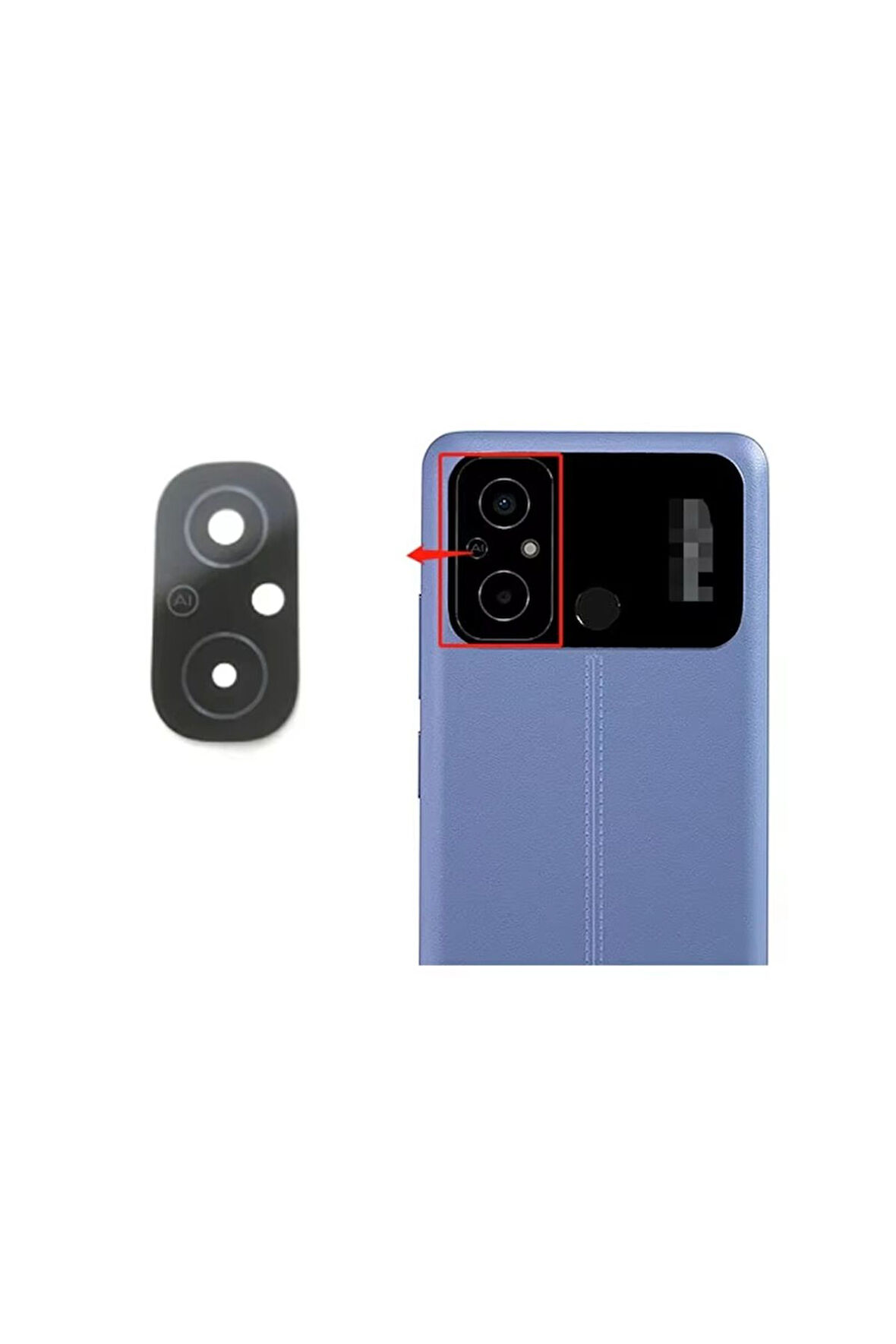 Xiaomi Uyumlu Poco C55 Kamera Lensi Cam 22127PC95I