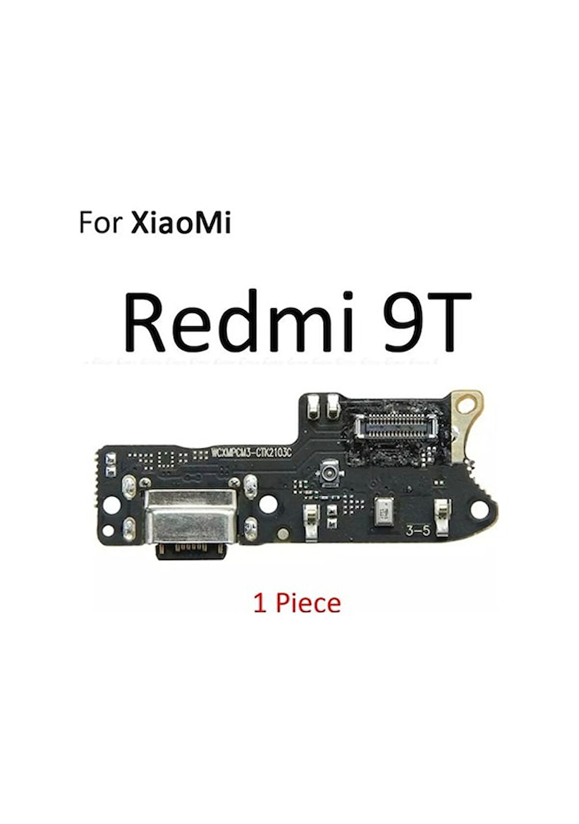 Xiaomi Uyumlu Redmi 9T Şarj Soketi Mikrofon Bordu