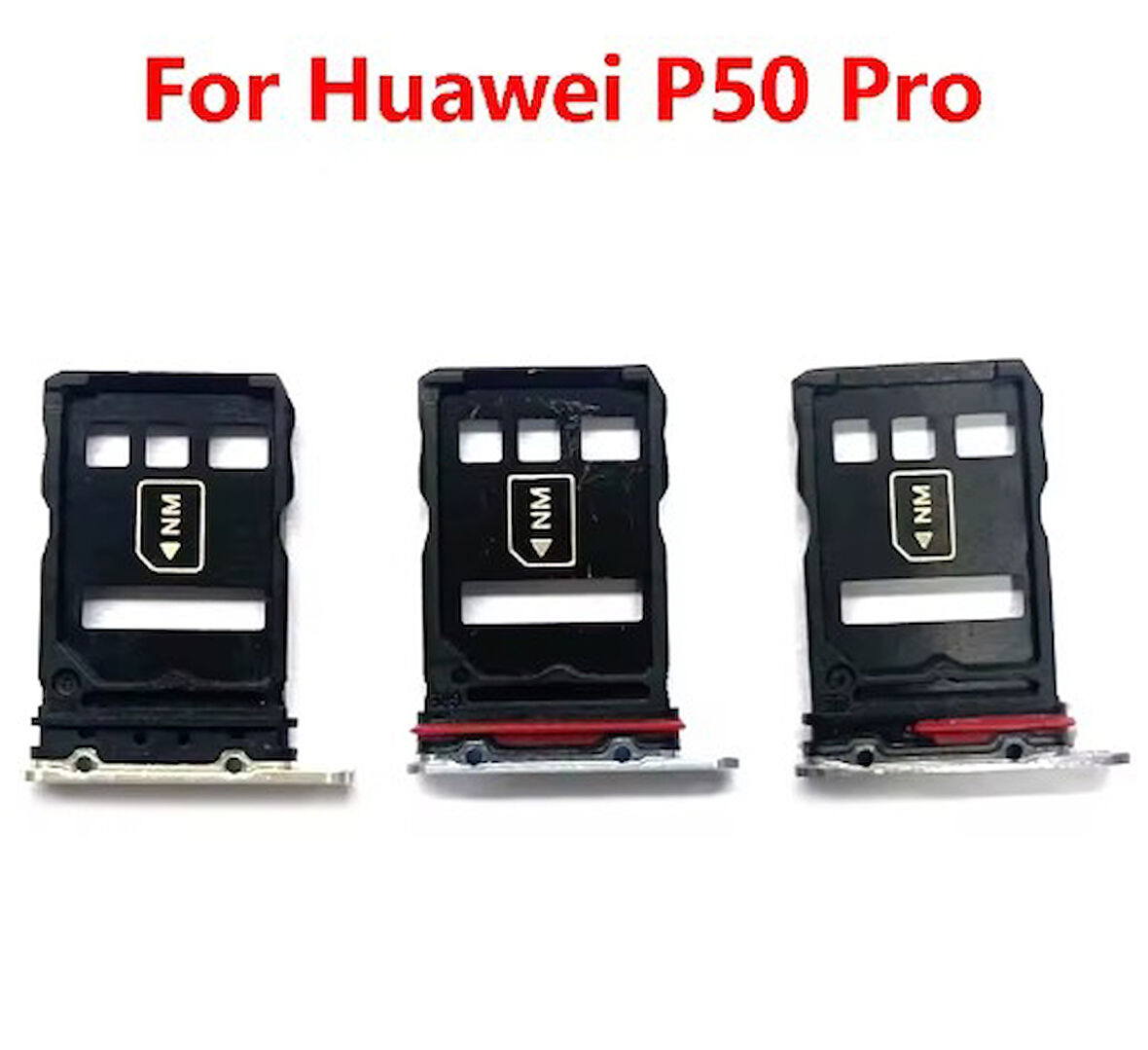 Huawei P50 P60 Pro Sim Kart Yuvası Tepsi Tutucu Sim Kart Okuyucu Soketi