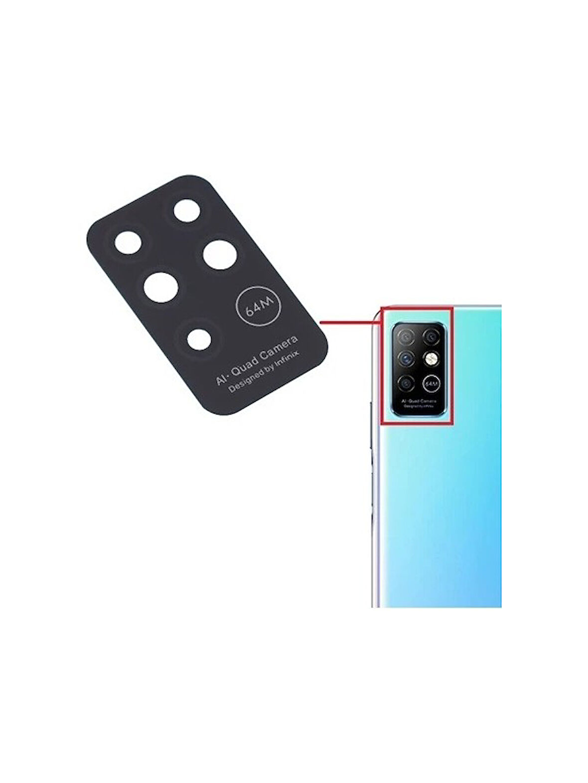 Infinix Note 8i Arka Kamera Lensi