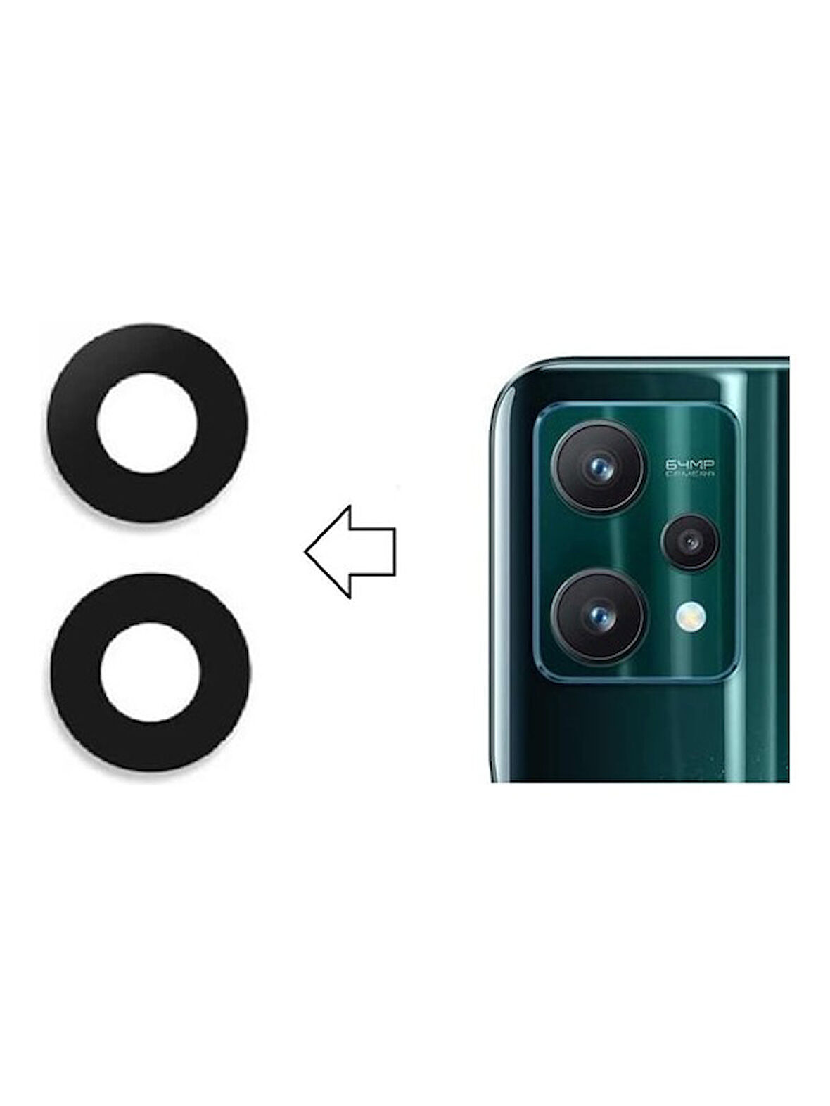 Realme 9 Pro 5g Uyumlu Kamera Camı