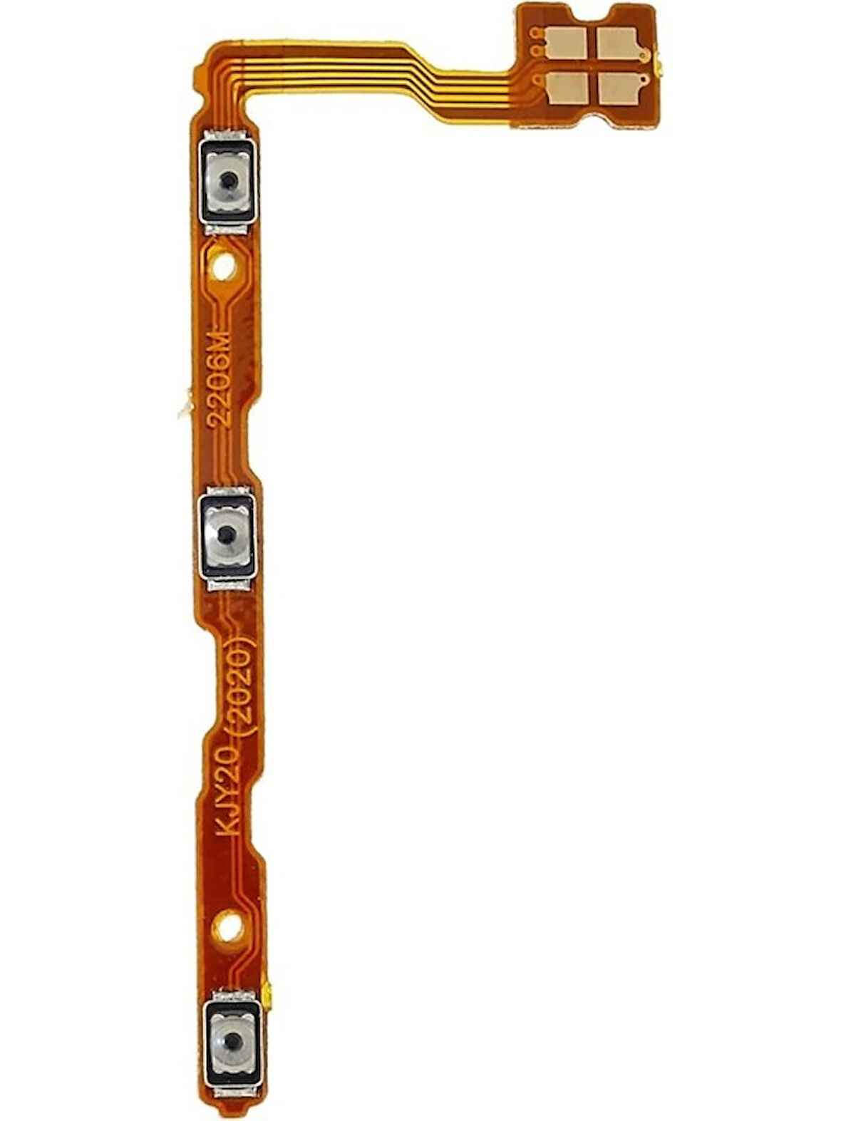 Vivo Y12S Uyumlu On Off Yan Ses Power Film Flex V2026 V2033 V2042