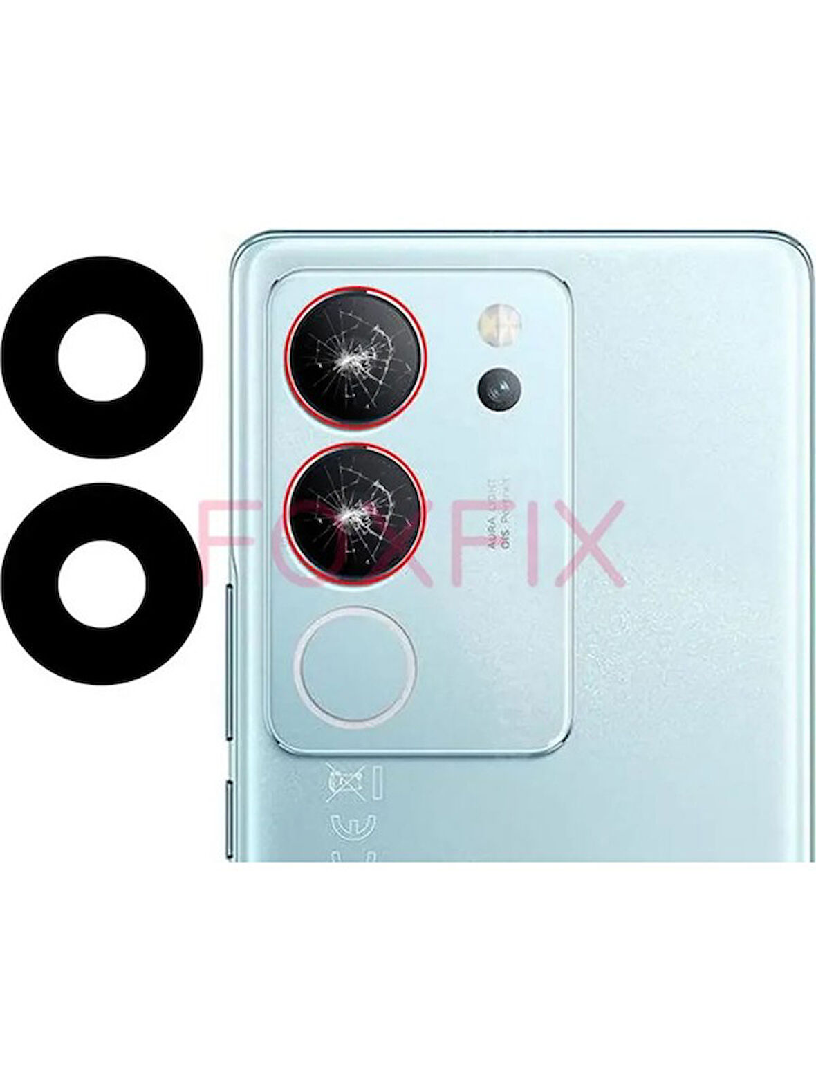 Vivo V29 Lite Uyumlu Kamera Camı