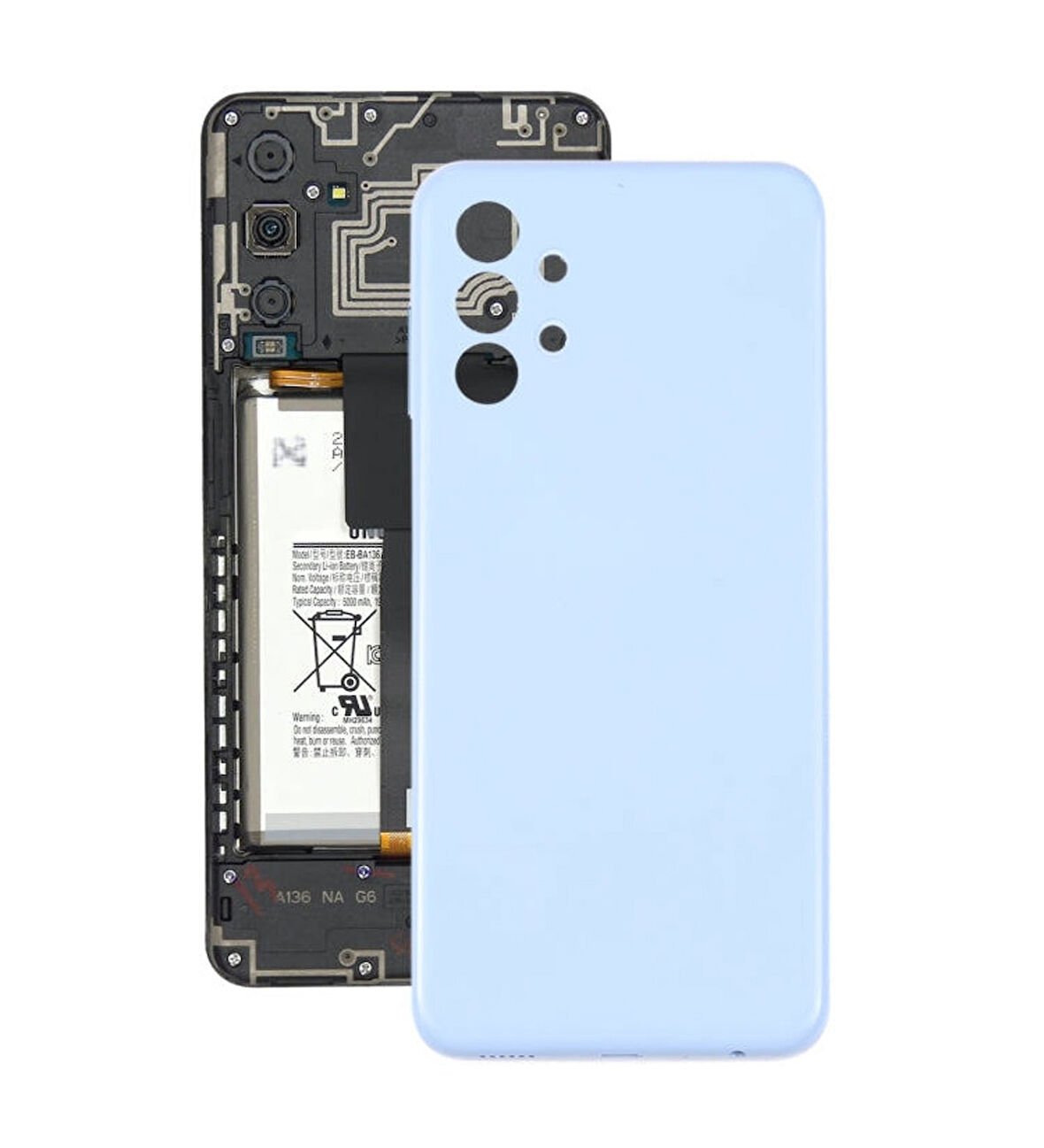 Samsung Galaxy A13 Uyumlu Arka Pil Batarya Kapağı SM-A135F