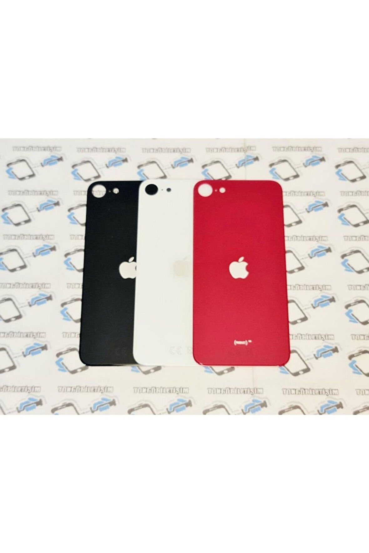 iPhone SE 2020 Arka Kapak Pil Kapağı Cam Ürün