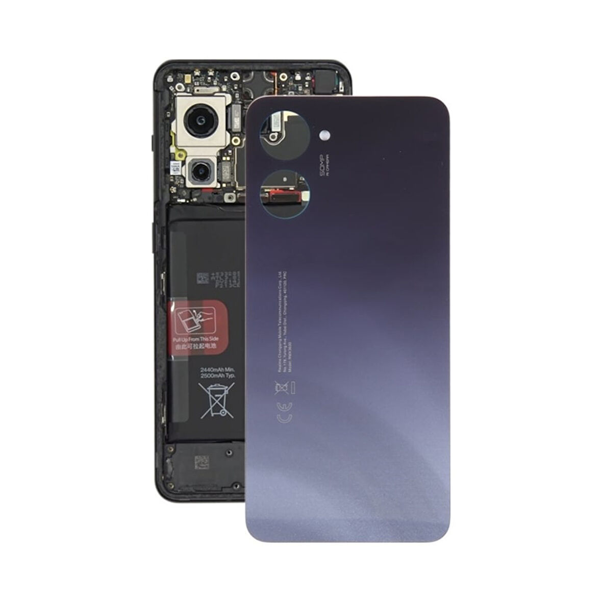 Realme 10 Uyumlu Pil Arka Kapağı