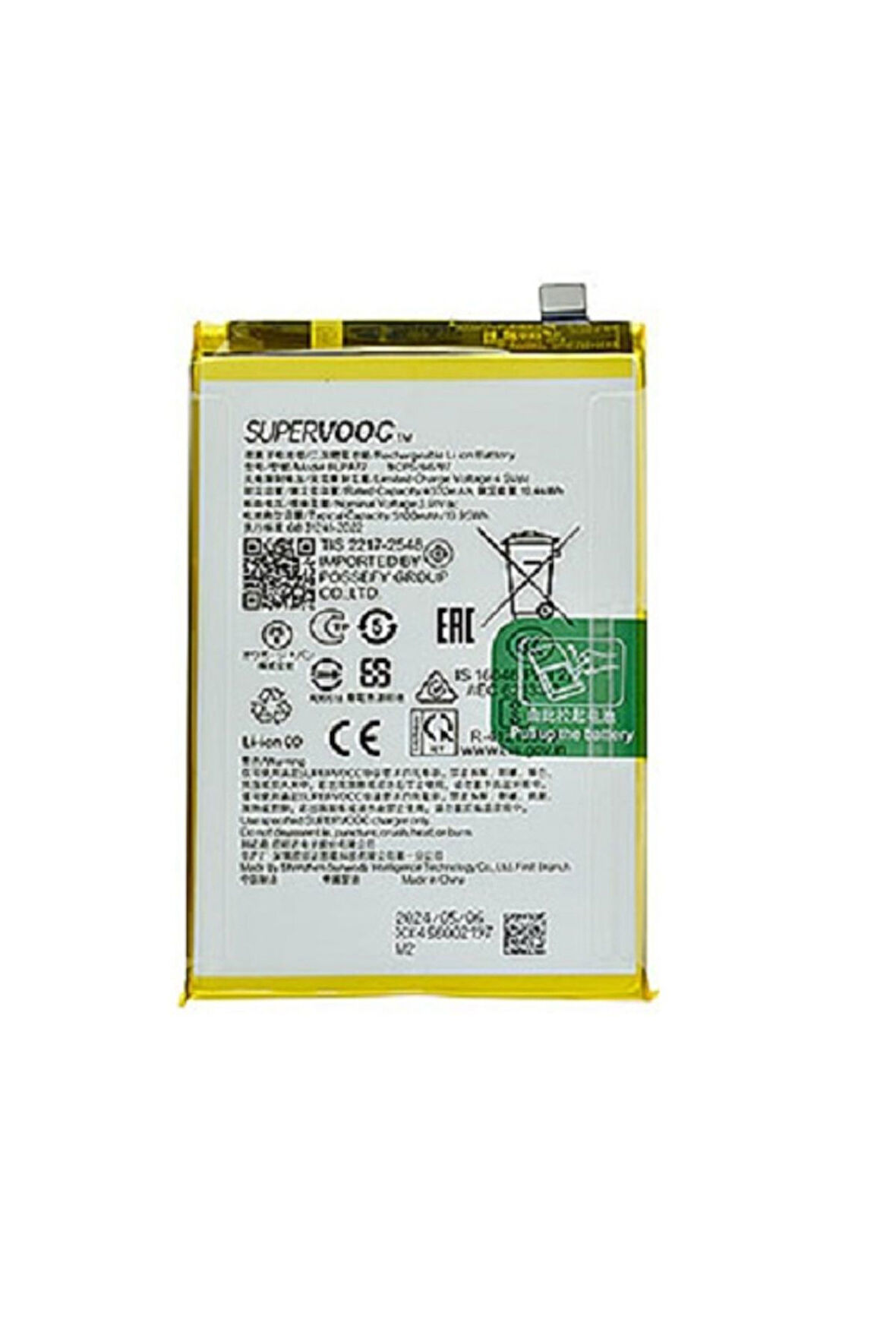 Oppo A3/A3x Pil Batarya BLPA77 SuperVooc